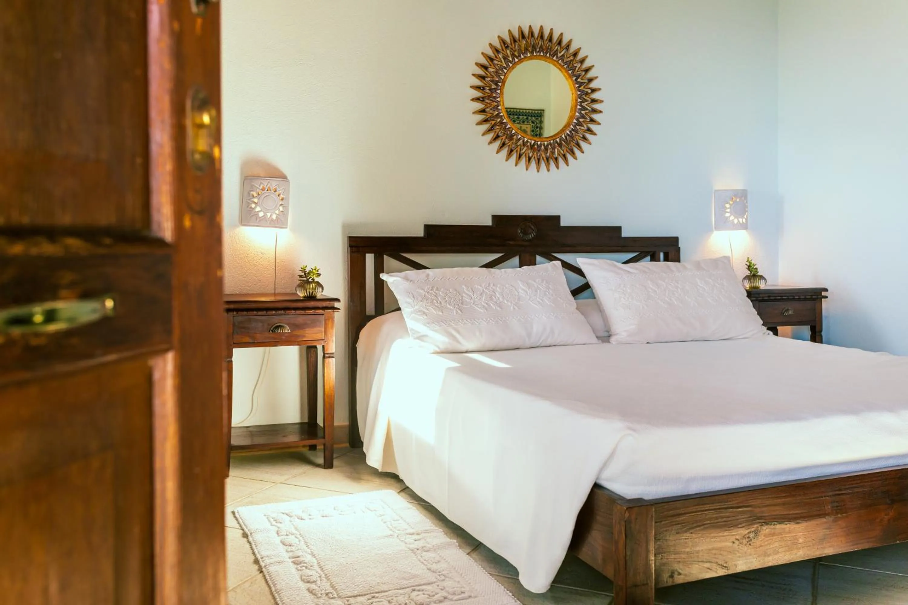 Bed in Hotel Rio Molas