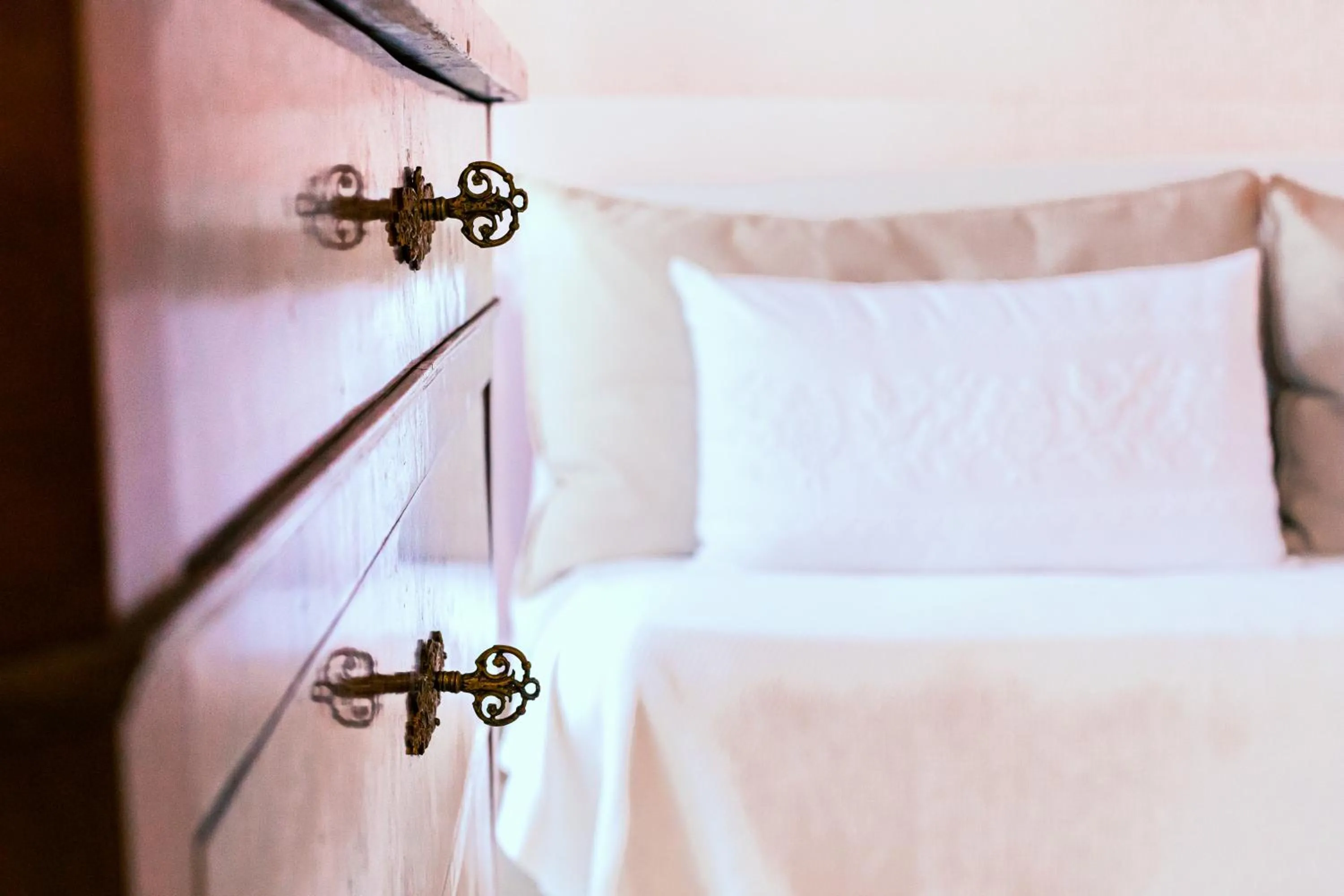Bed in Hotel Rio Molas