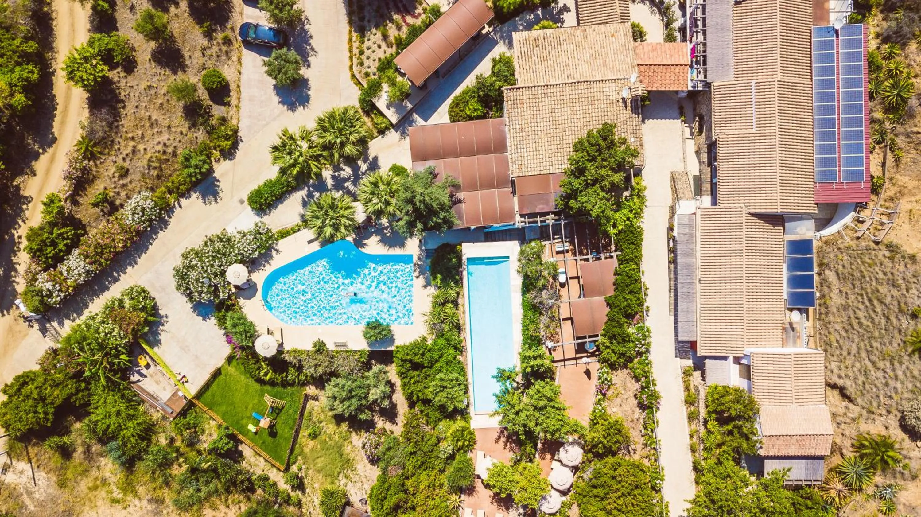 Bird's eye view in Hotel Rio Molas