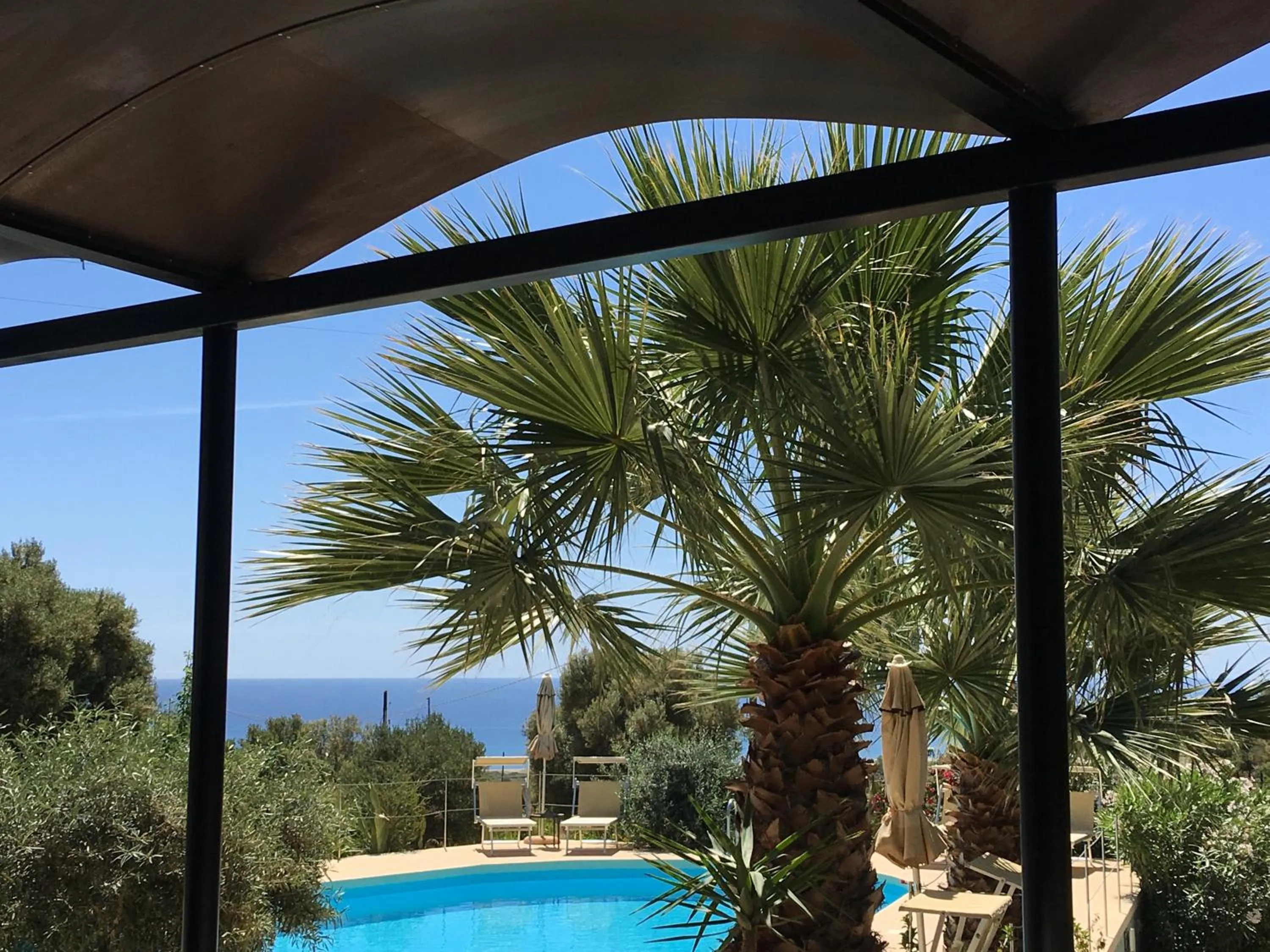 Pool view in Hotel Rio Molas