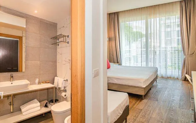 Bed in Hotel Bracciotti