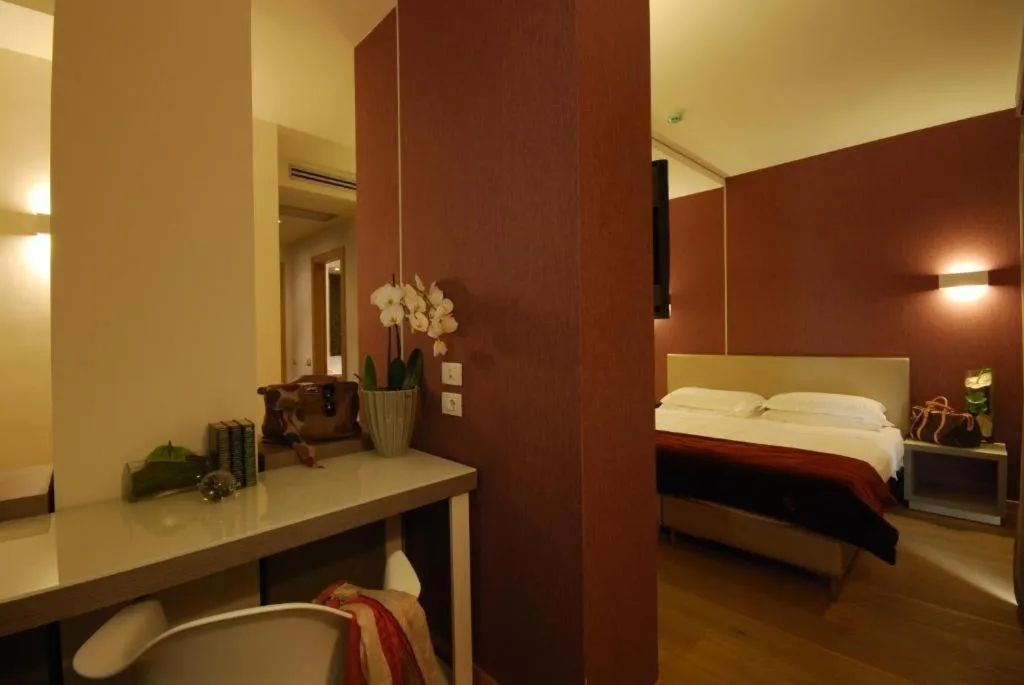 Bed in Hotel Bracciotti