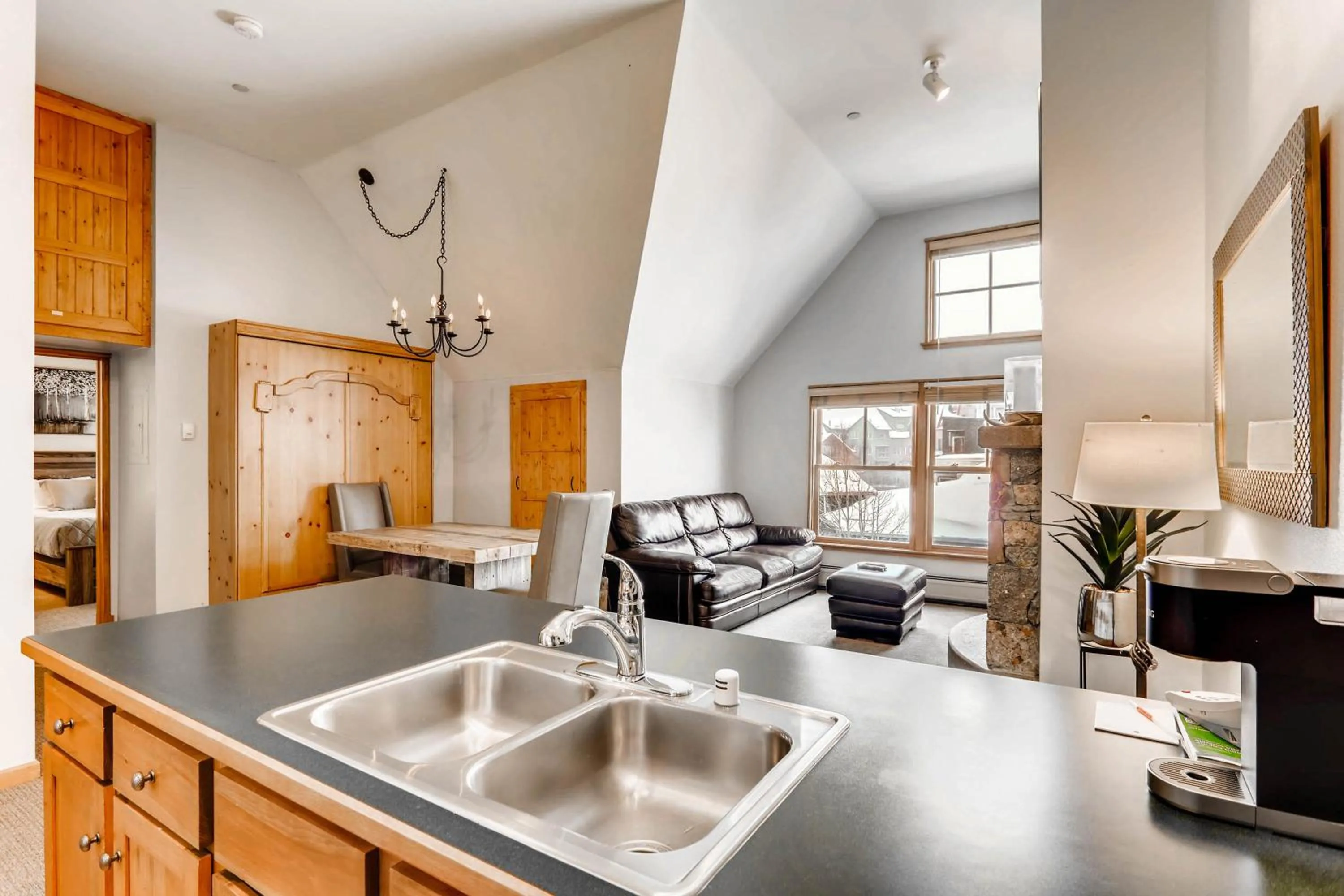 Kitchen or kitchenette in Jackpine & Black Bear Condos by Vail Resorts