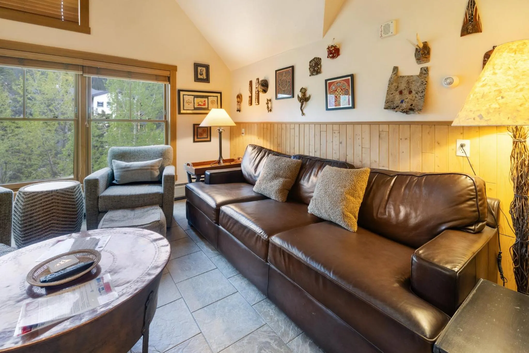 Living room in Jackpine & Black Bear Condos by Vail Resorts