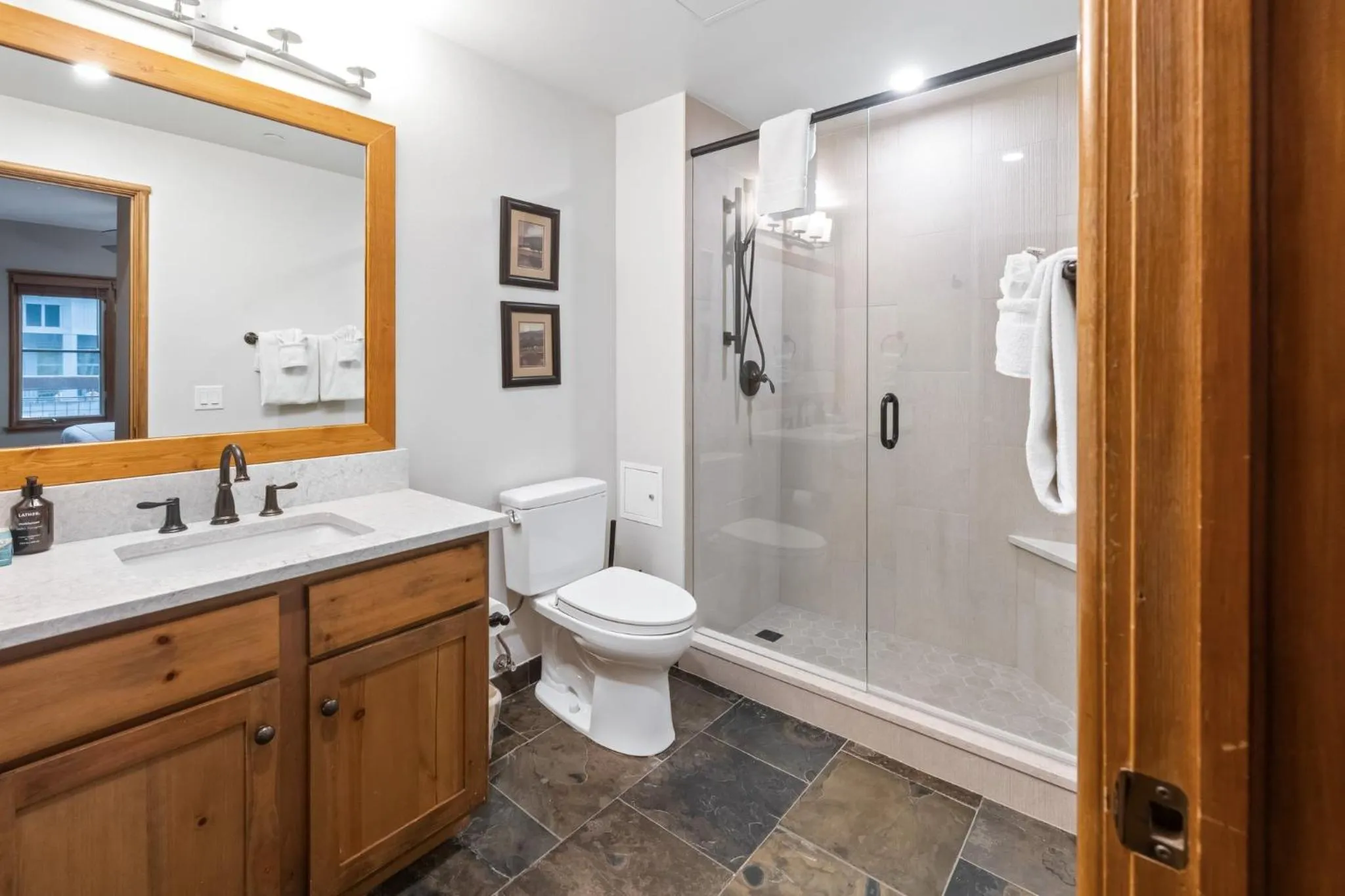 Bathroom in Jackpine & Black Bear Condos by Vail Resorts