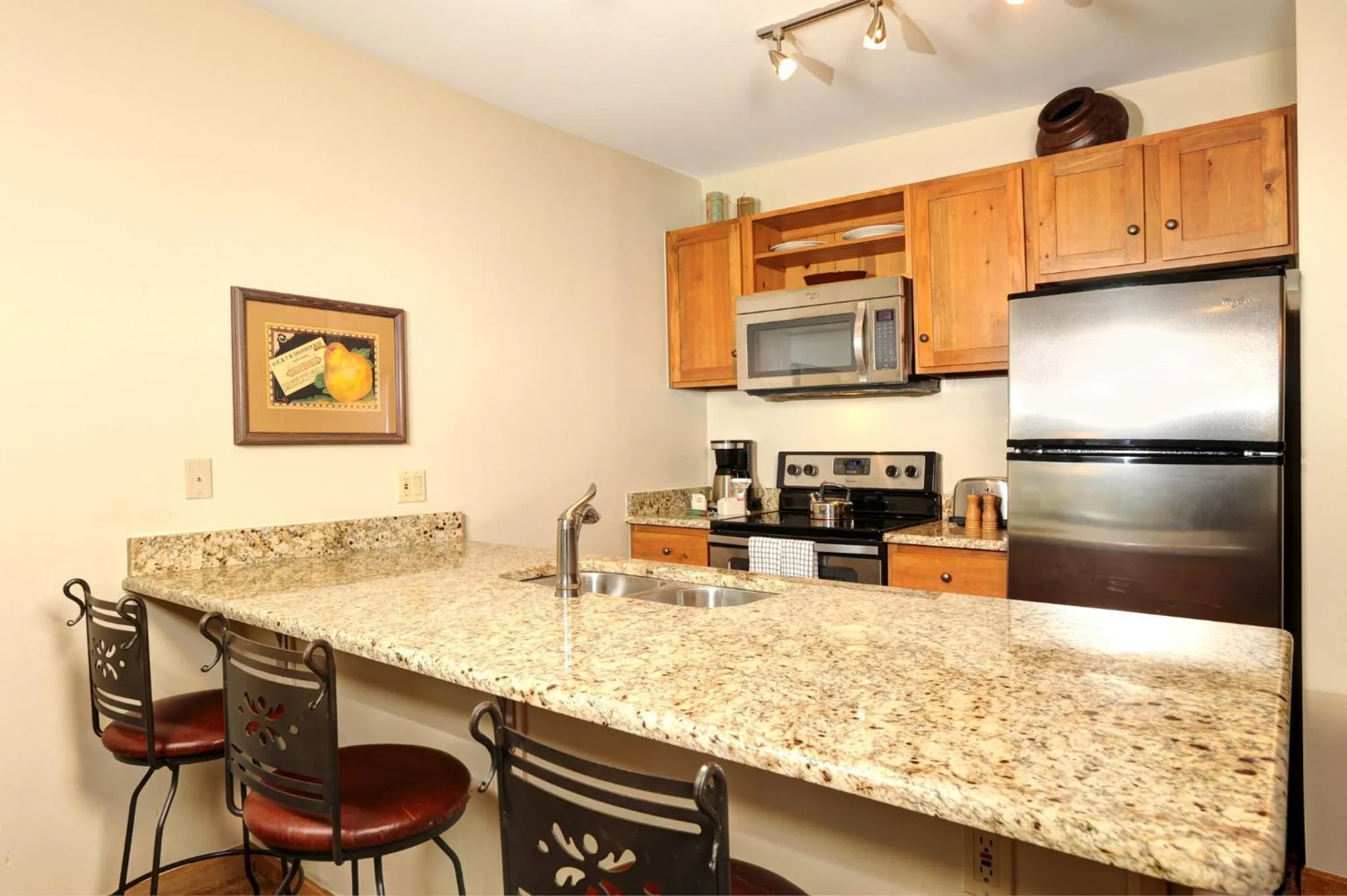 Kitchen or kitchenette in Jackpine & Black Bear Condos by Vail Resorts