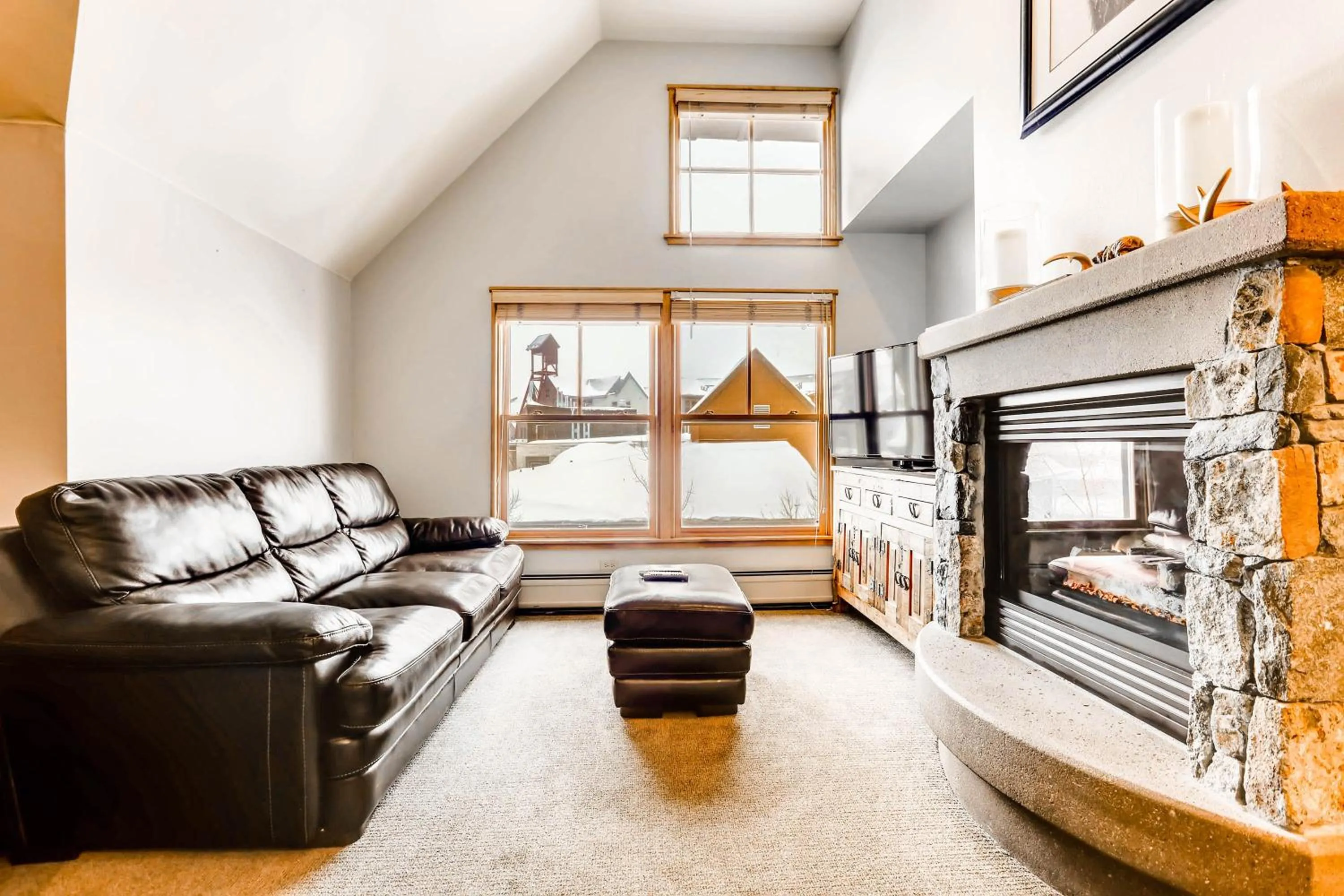 Living room in Jackpine & Black Bear Condos by Vail Resorts