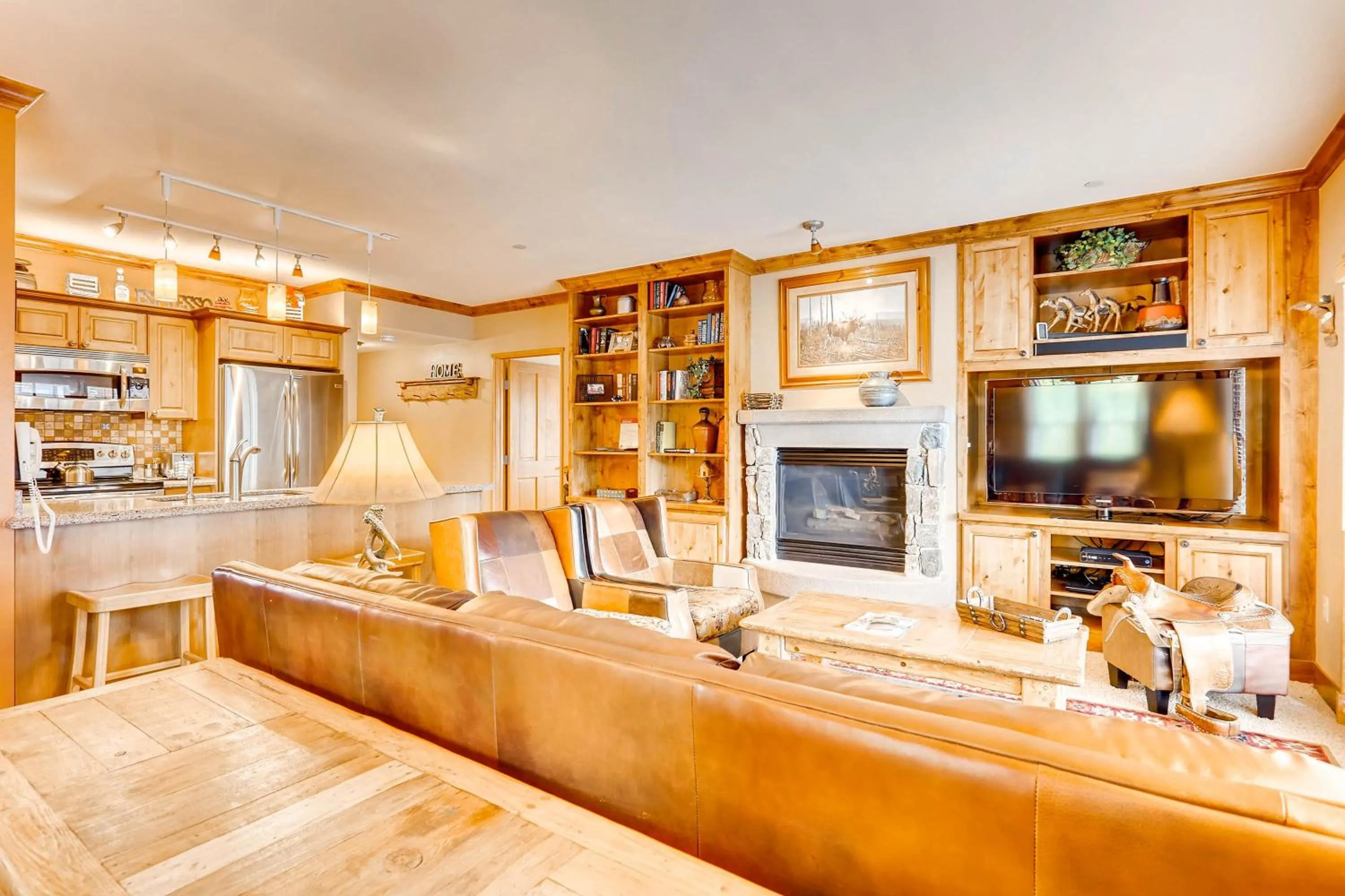 Living room in Jackpine & Black Bear Condos by Vail Resorts