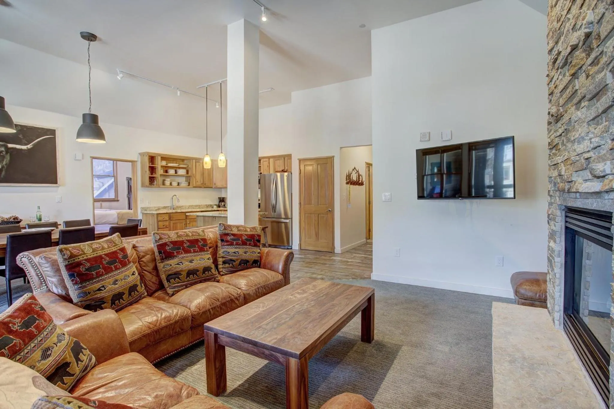 Living room in Jackpine & Black Bear Condos by Vail Resorts