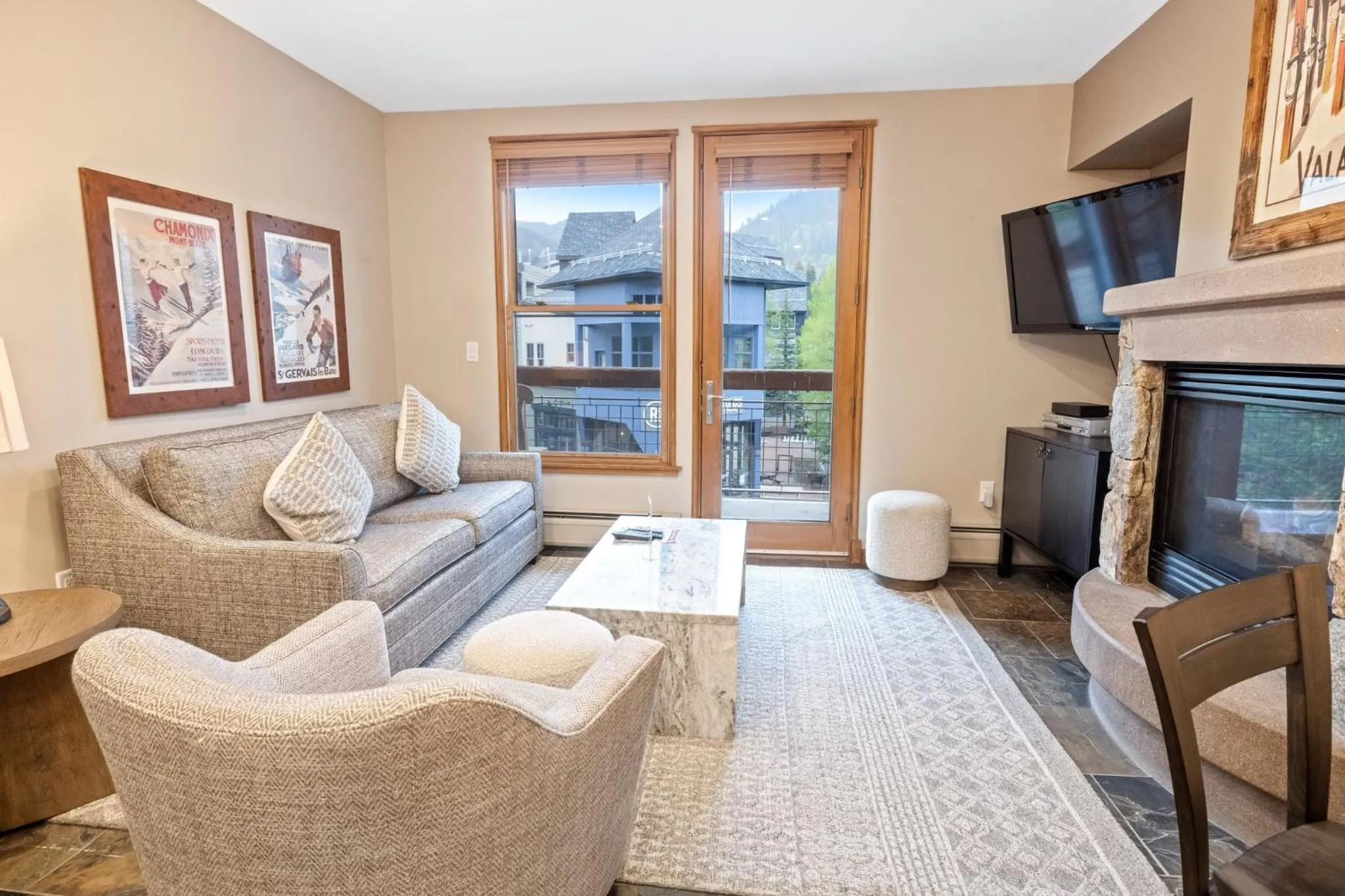 Living room in Jackpine & Black Bear Condos by Vail Resorts