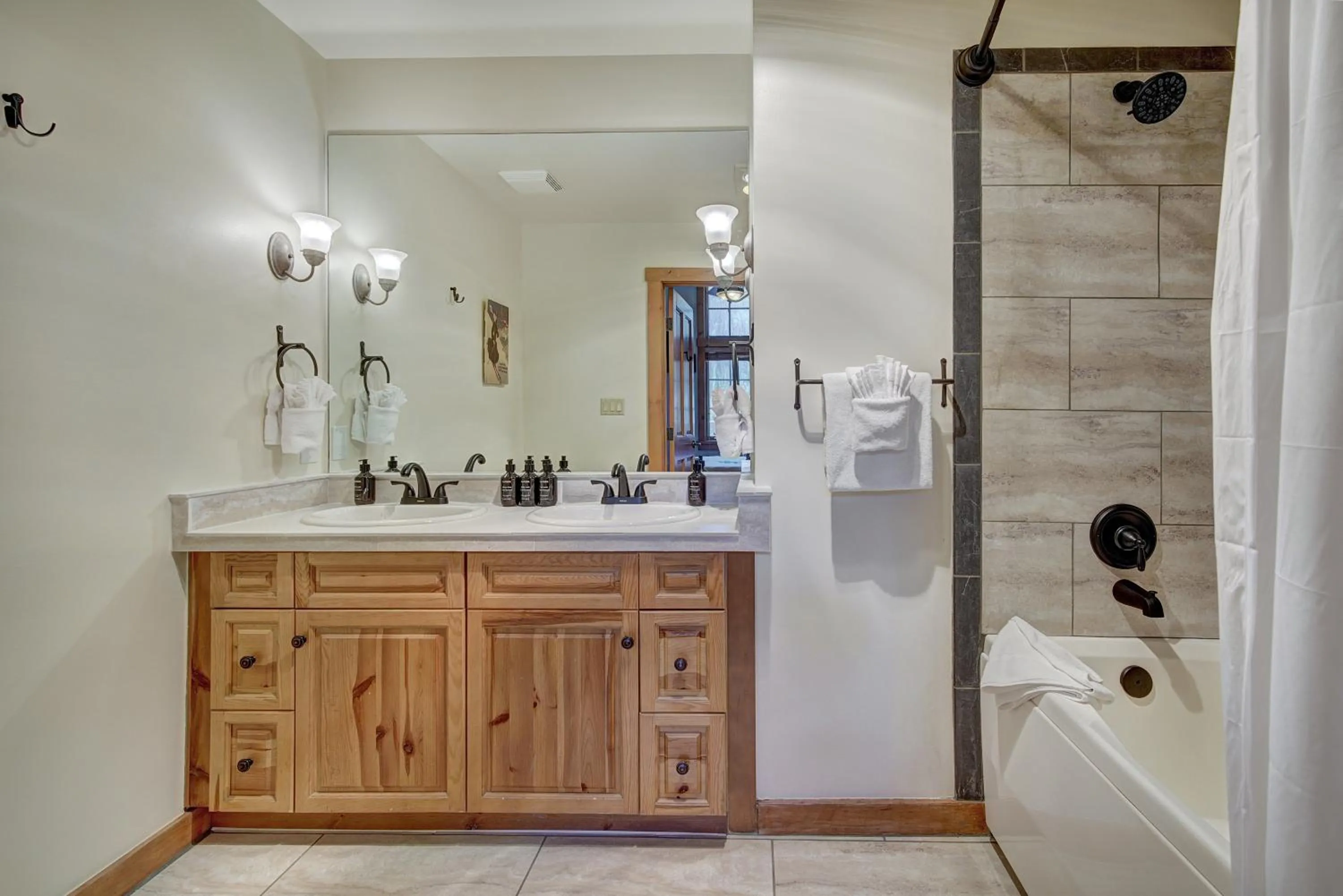 Bathroom in Expedition Station Condos by Vail Resorts