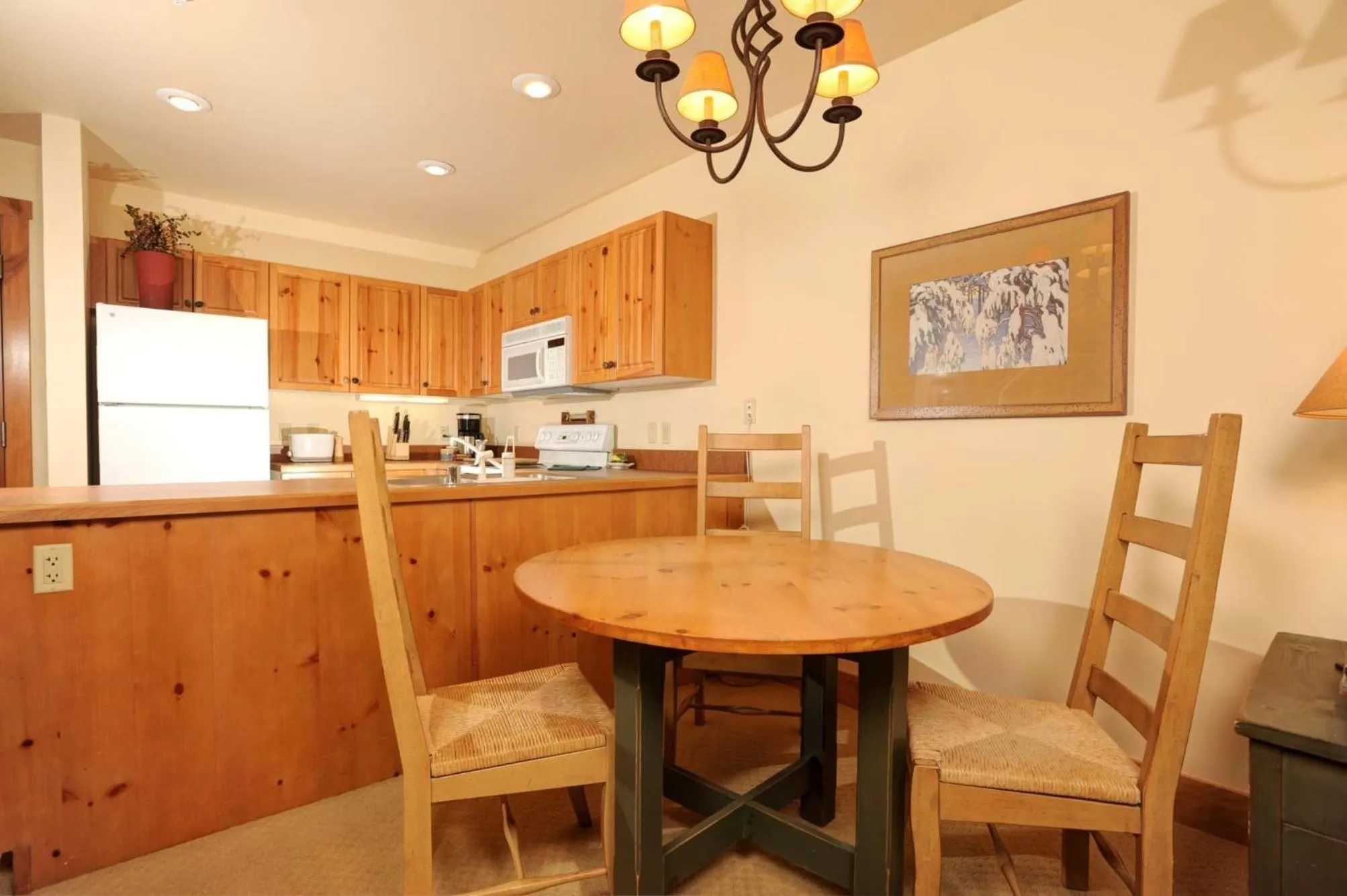 Dining area in Expedition Station Condos by Vail Resorts
