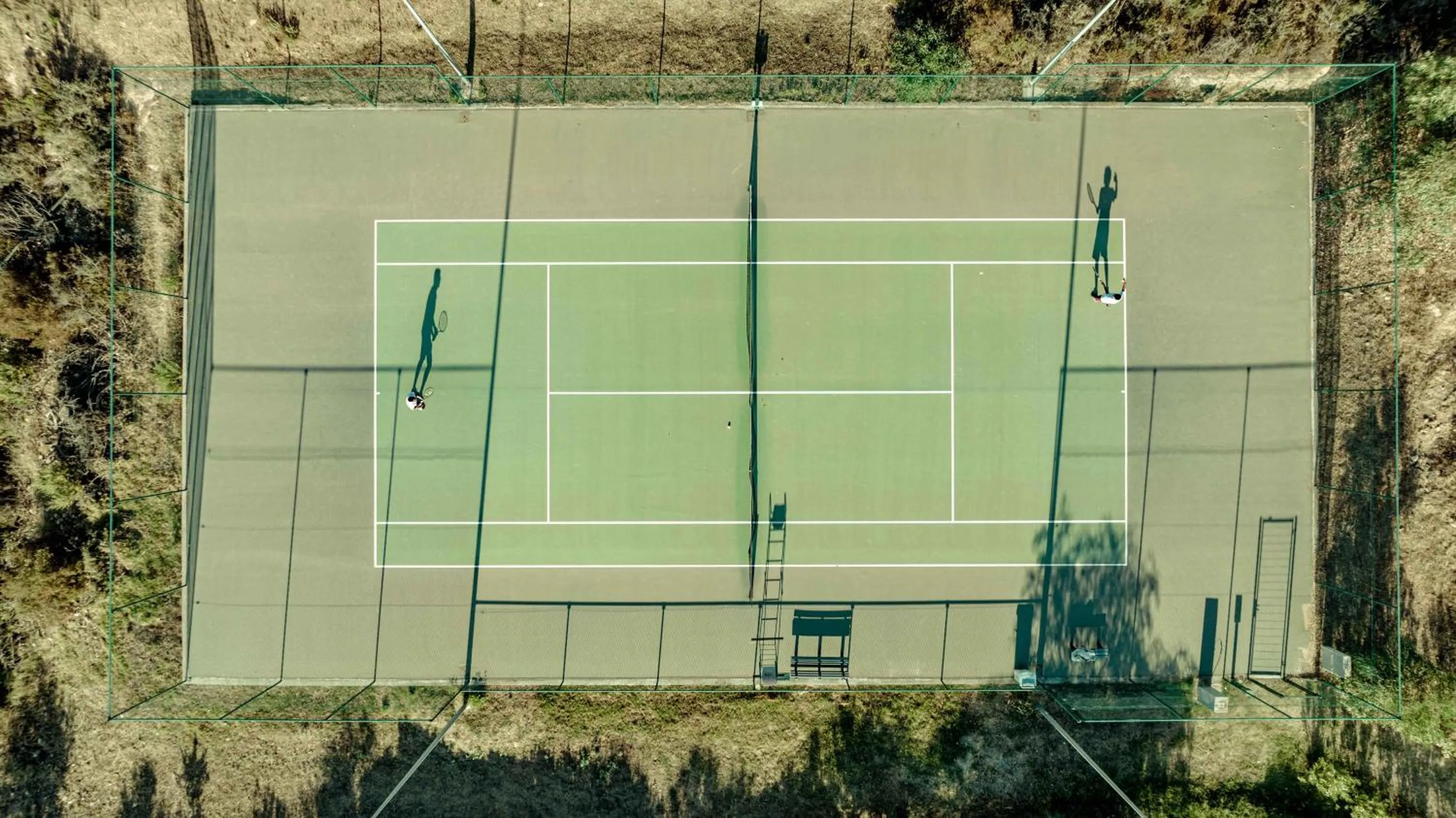 Tennis court in Is Molas Resort
