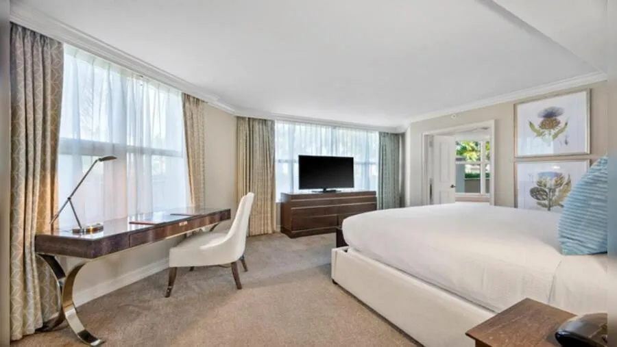 Bed in Marco Beach Ocean Suites