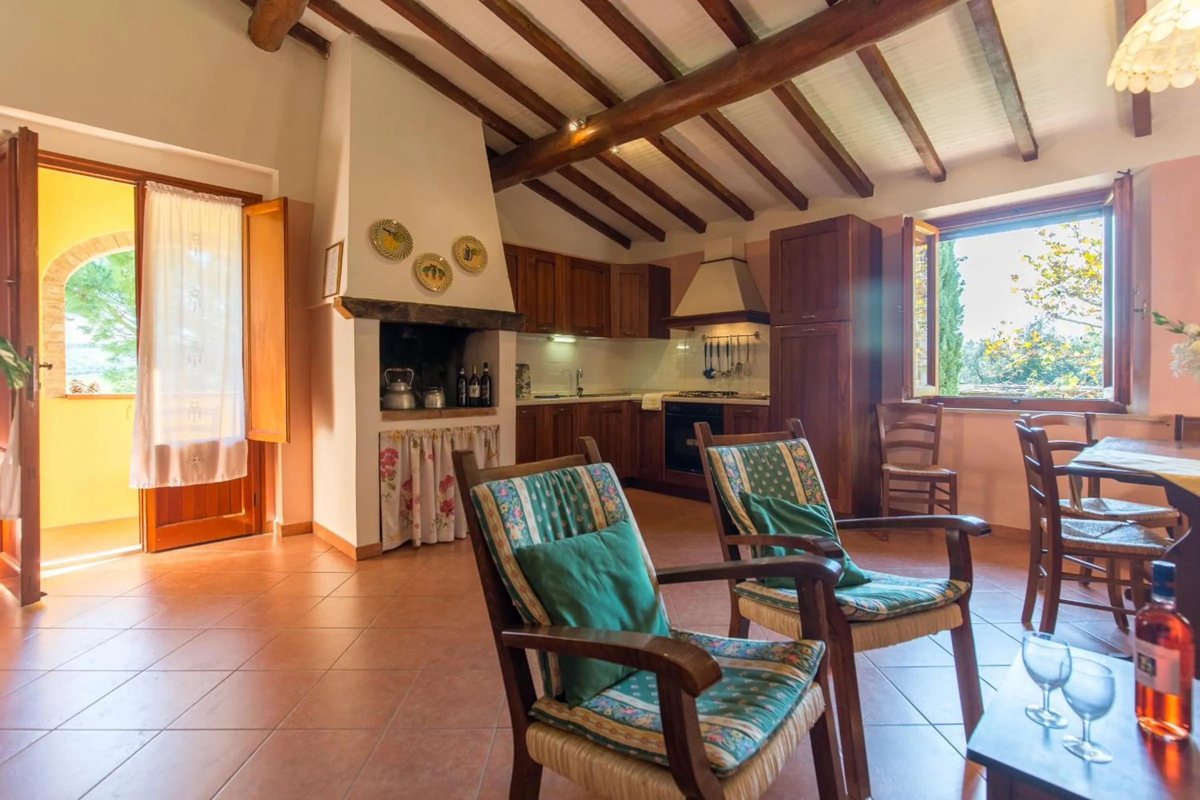 Kitchen or kitchenette in Le Fonti A San Giorgio