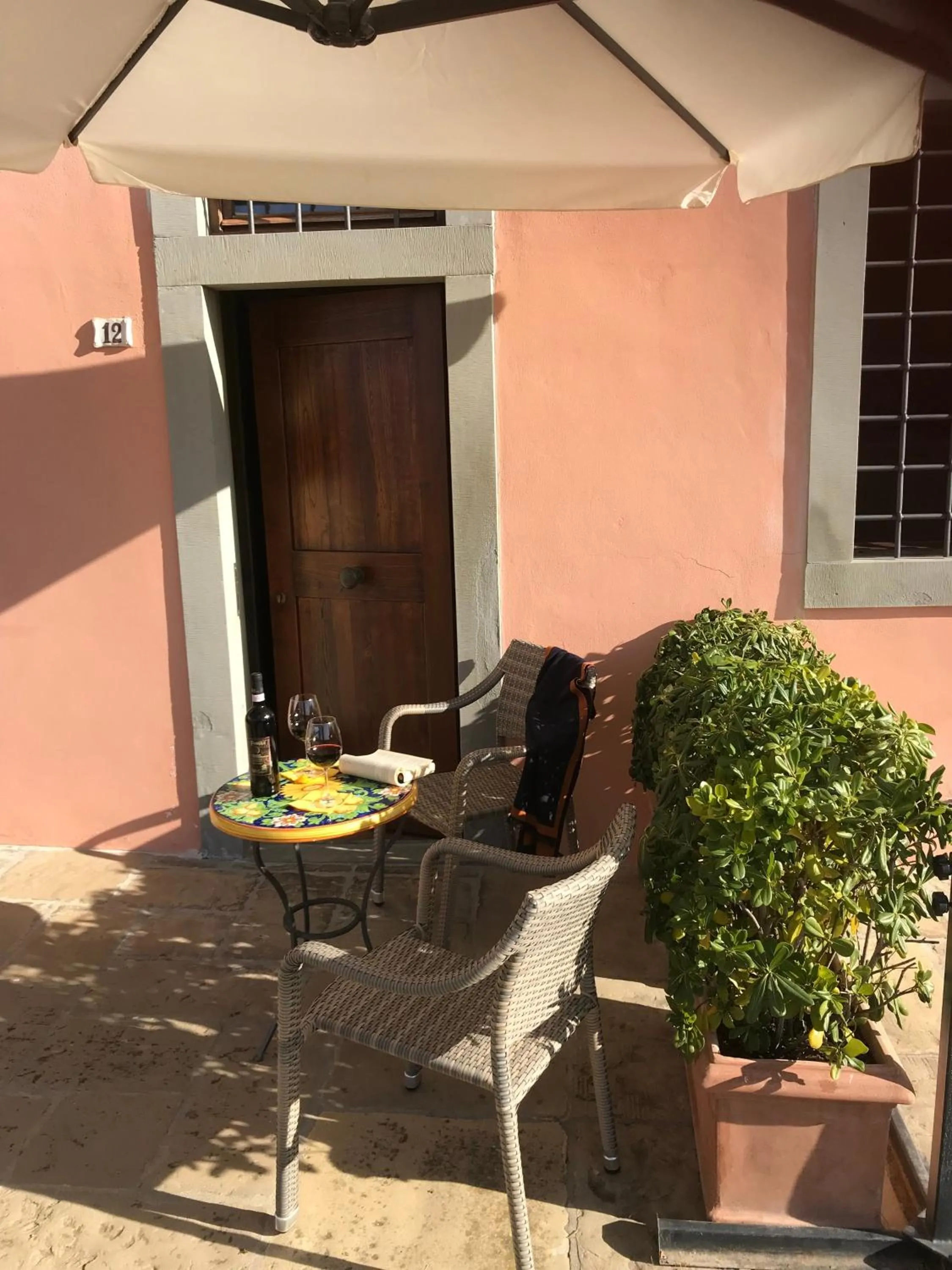 Patio in Le Fonti A San Giorgio