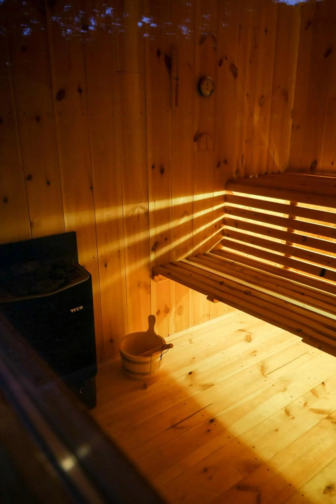 Sauna in Le Domaine de Bra