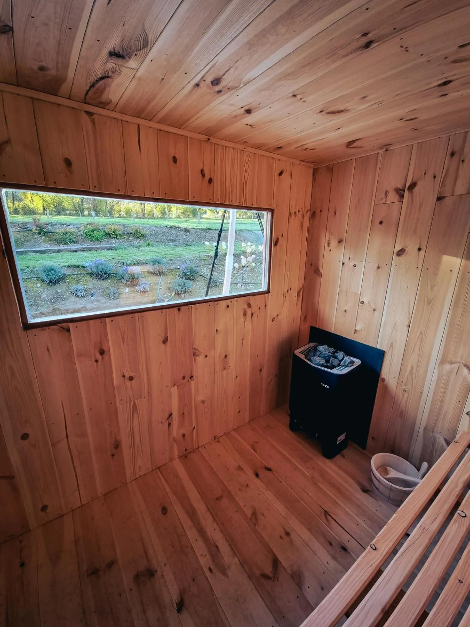 Sauna in Le Domaine de Bra