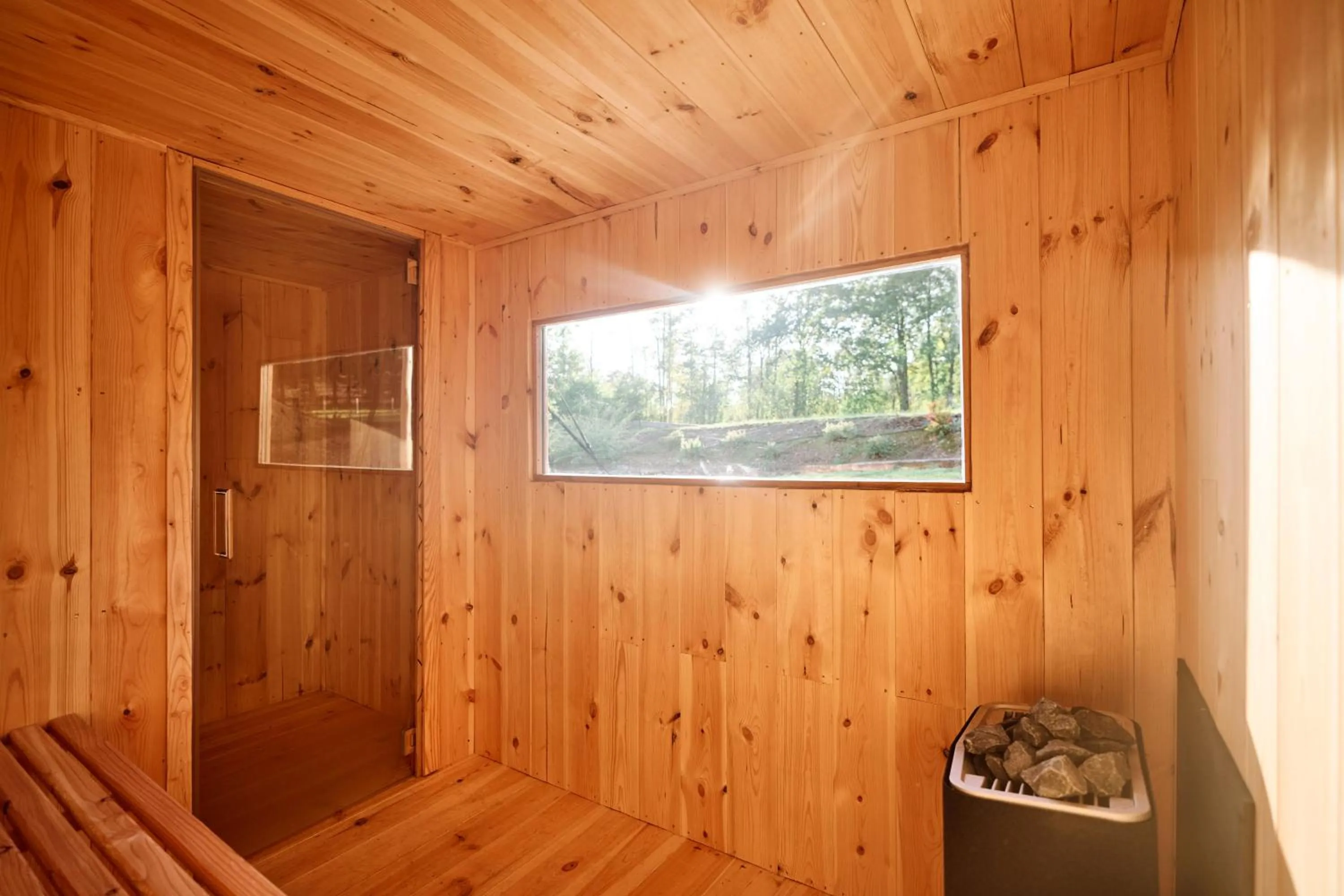 Sauna in Le Domaine de Bra