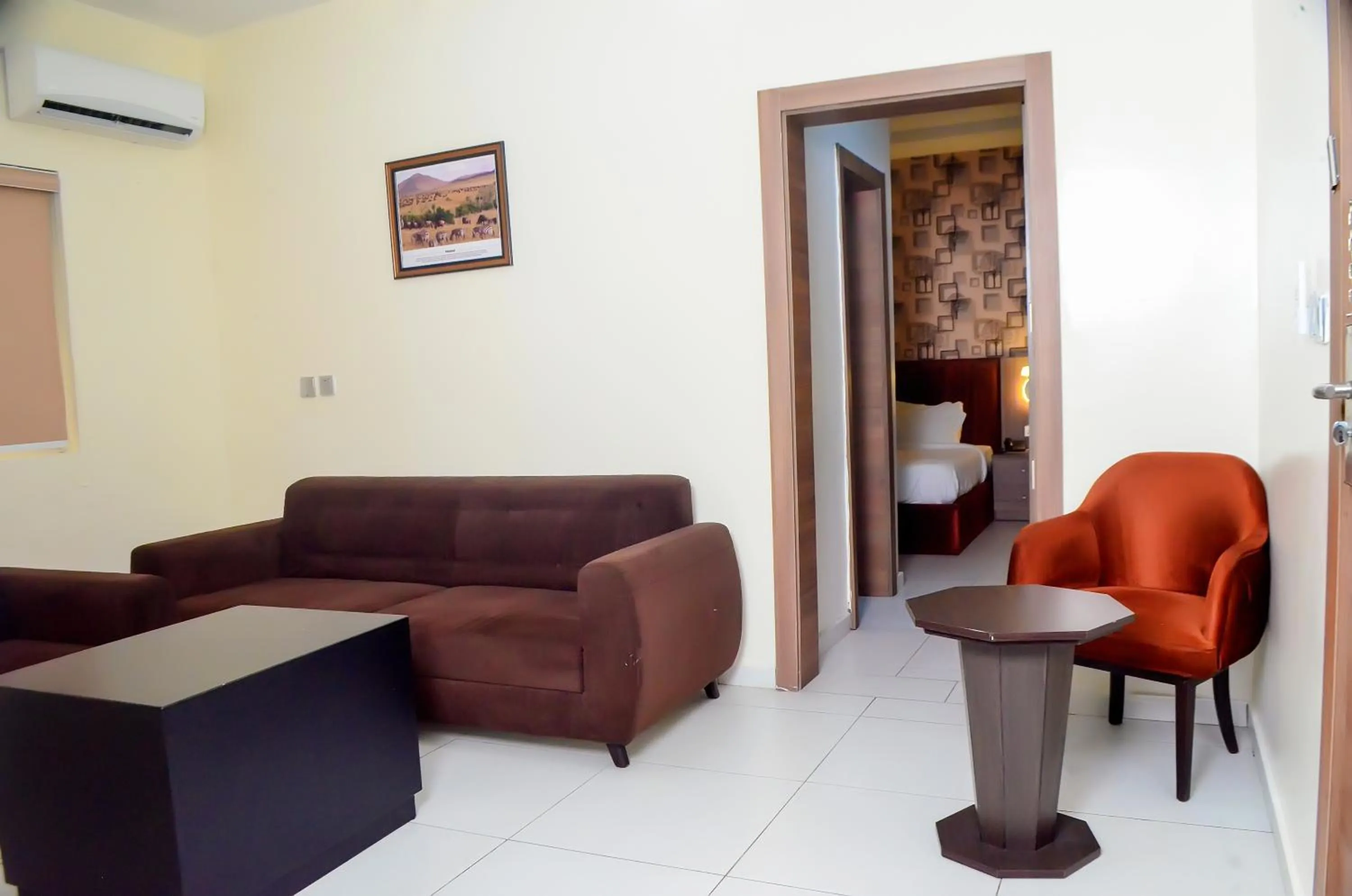 Living room in Proxima Centauri Hotel