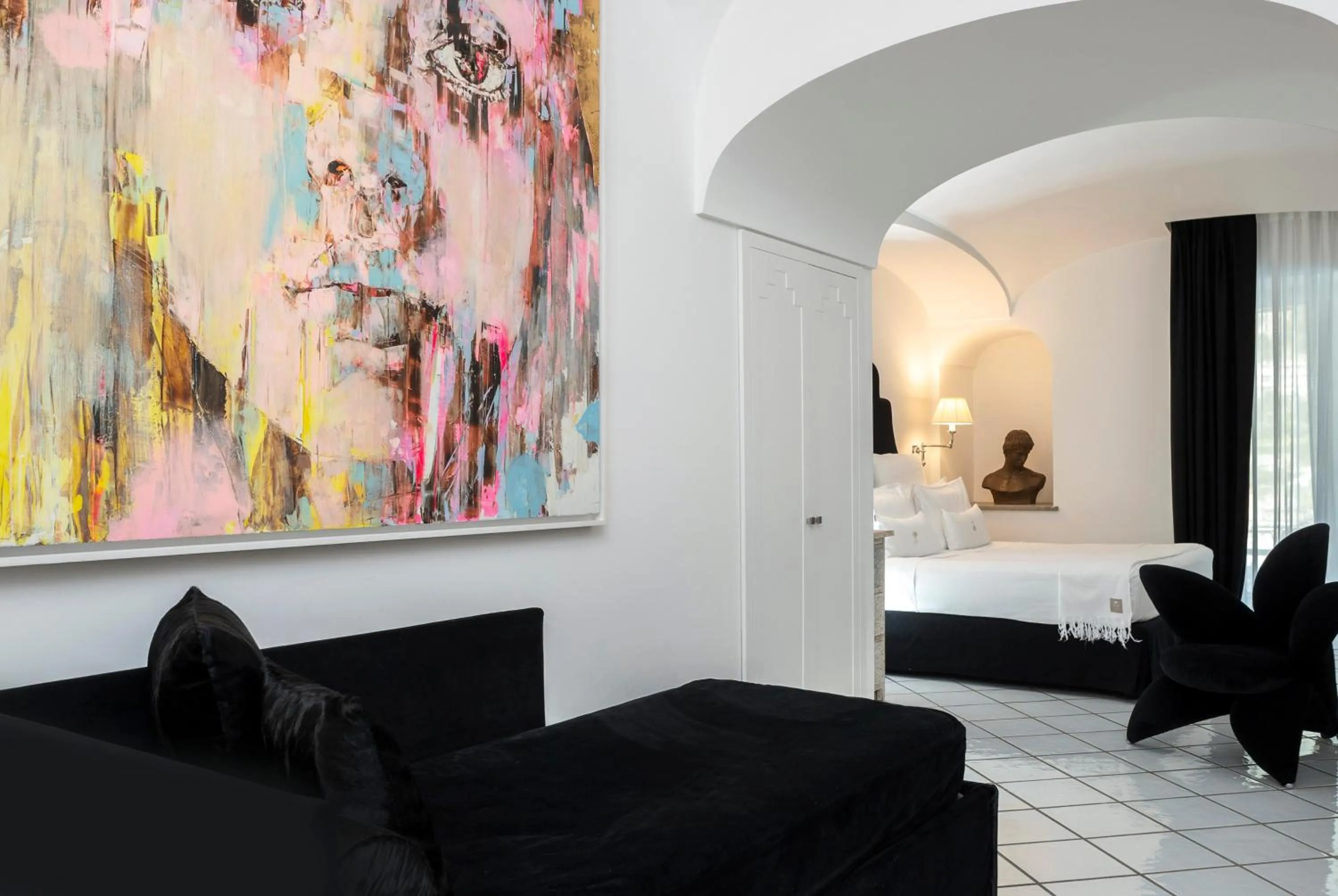 Bedroom, Bed in Hotel Villa Franca