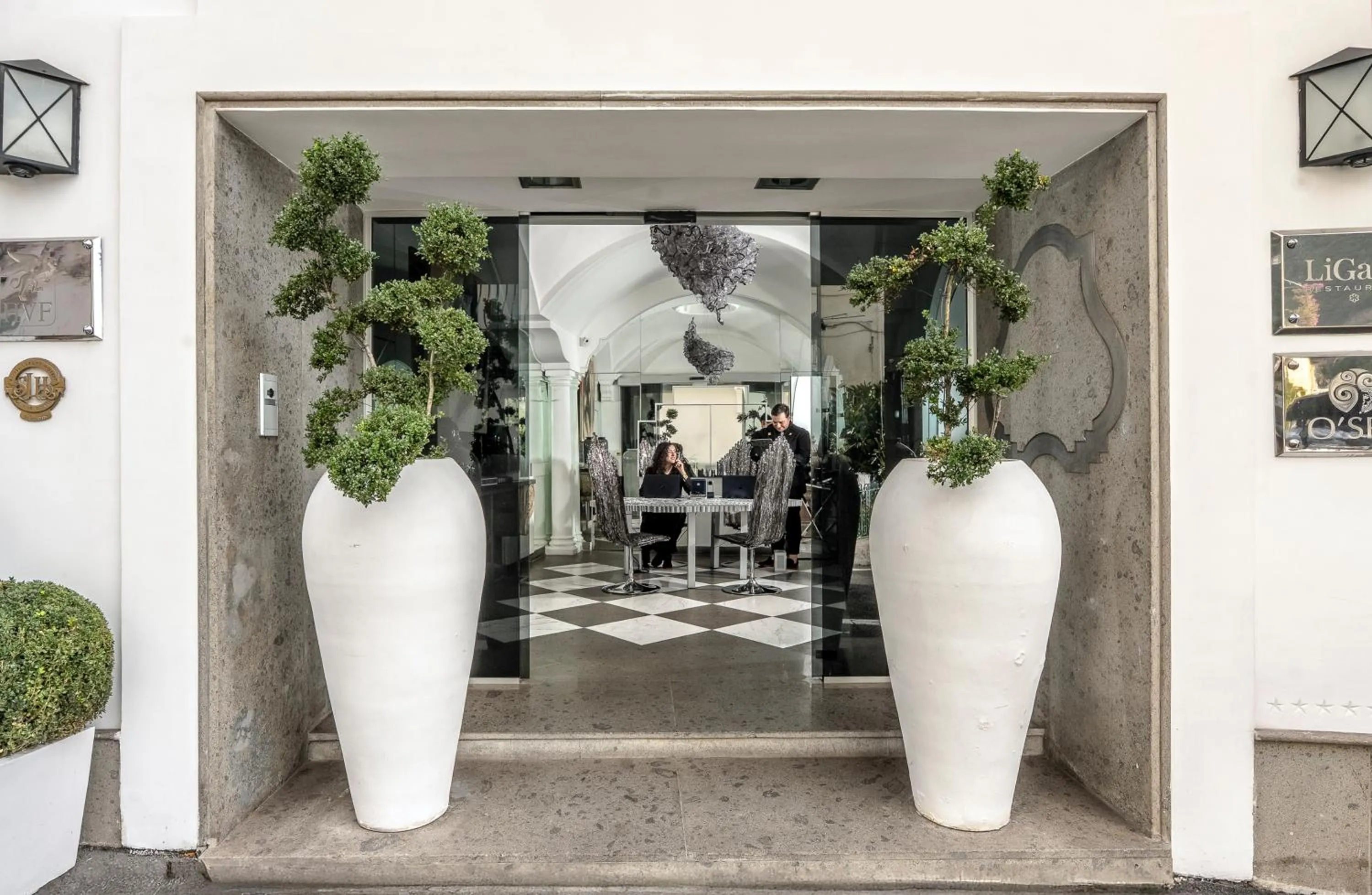 Property building in Hotel Villa Franca