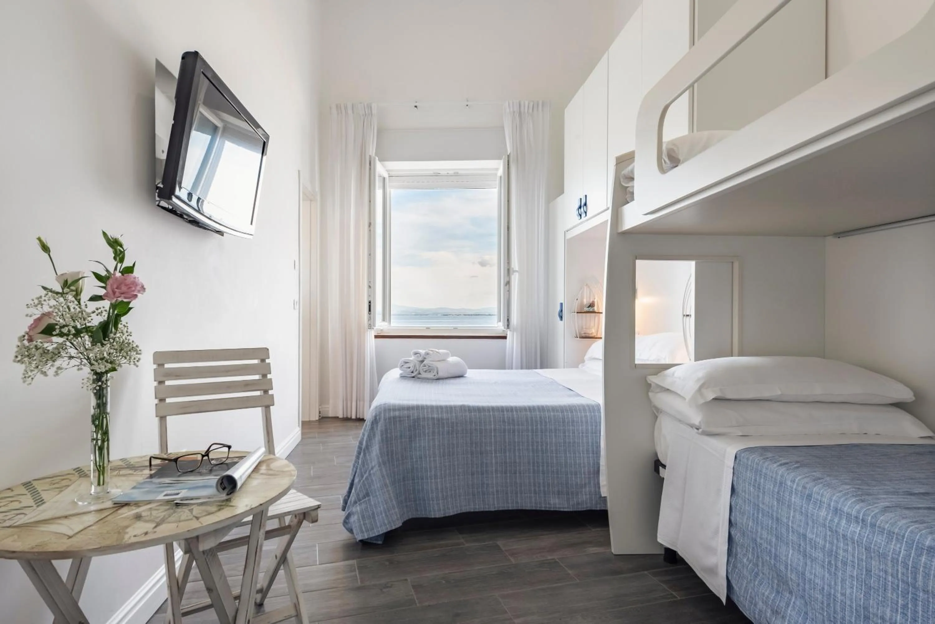 Bed in Hotel La Caletta