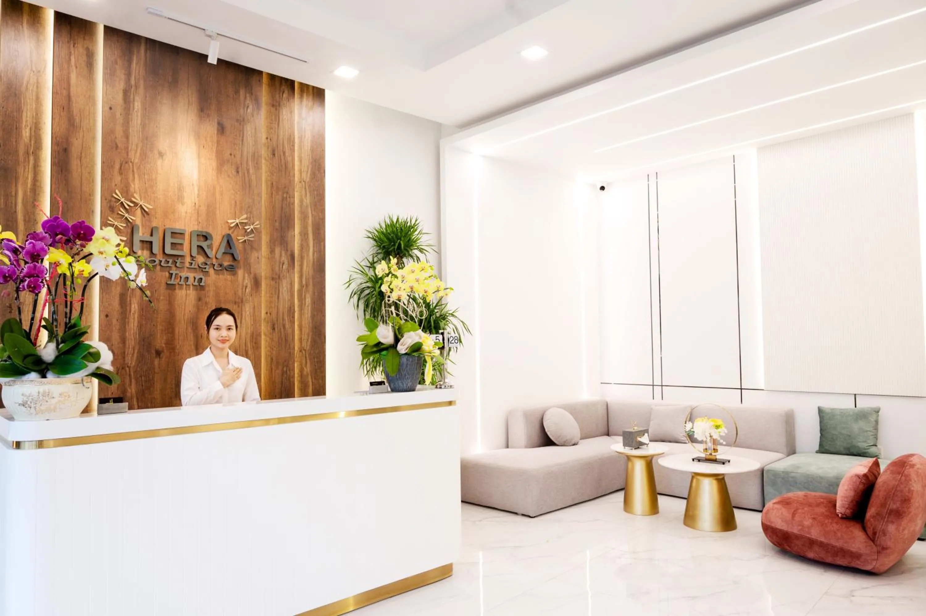 Lobby or reception in HERA HOSTEL