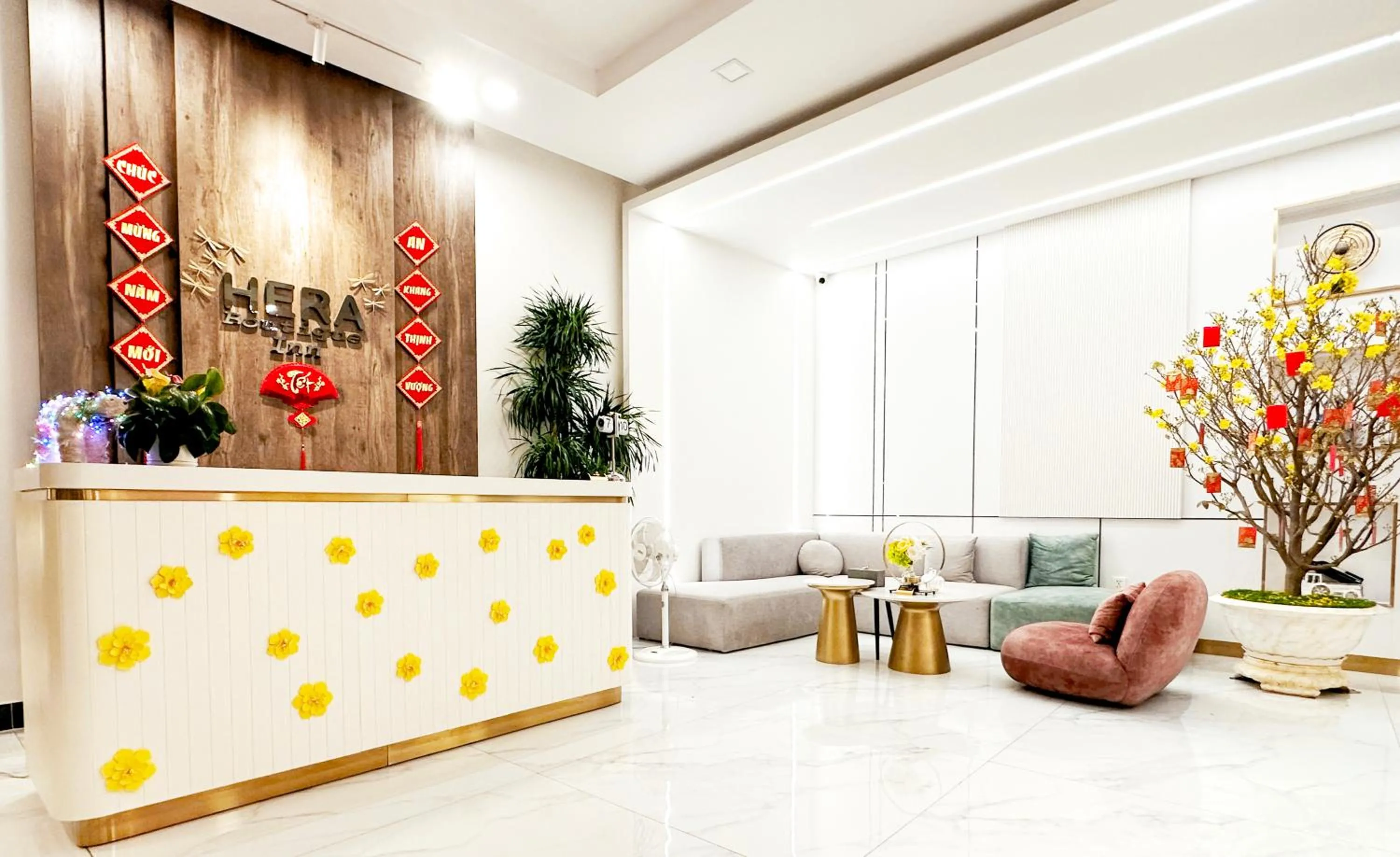 Lobby or reception in HERA HOSTEL