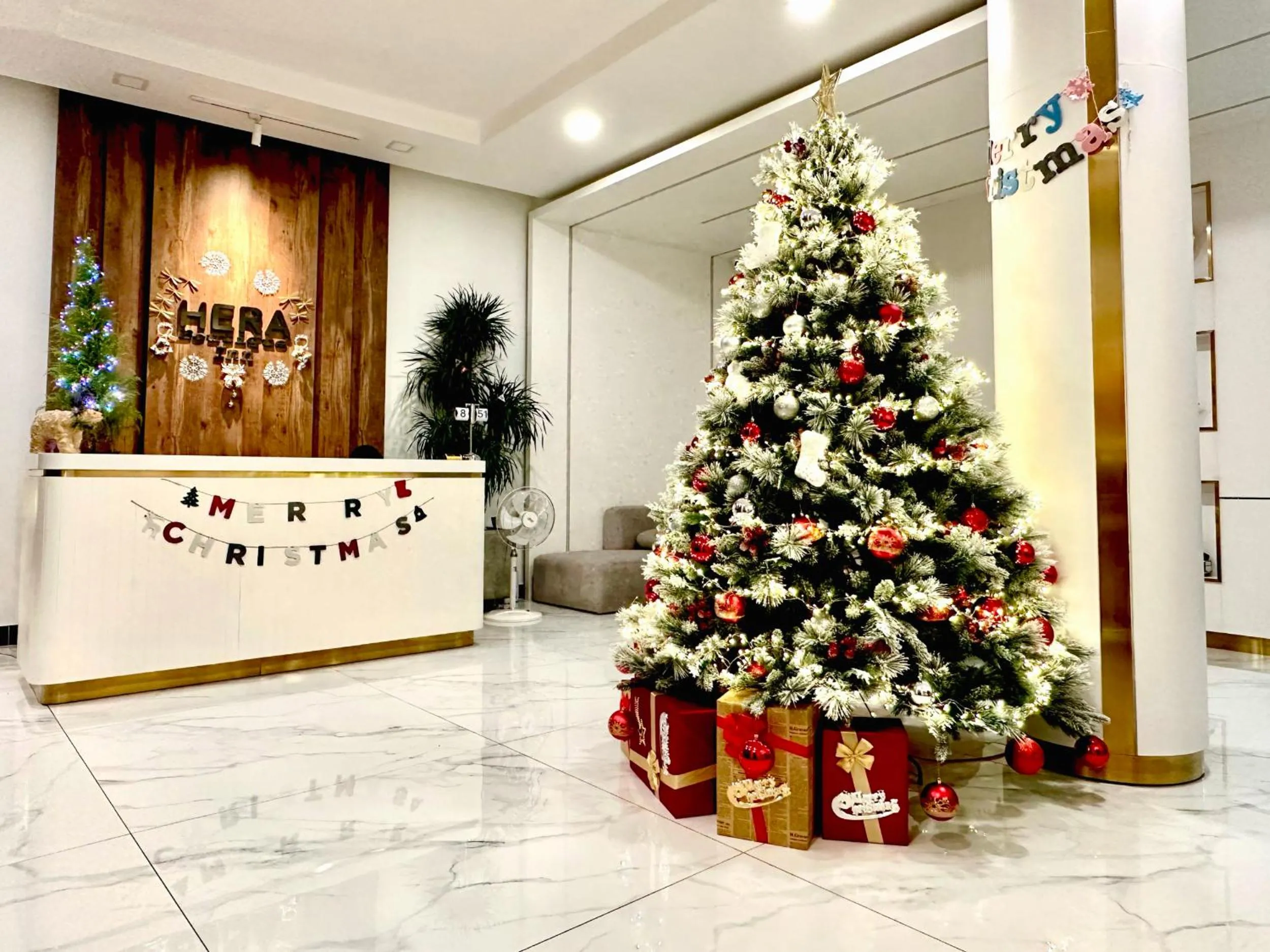 Lobby or reception in HERA HOSTEL