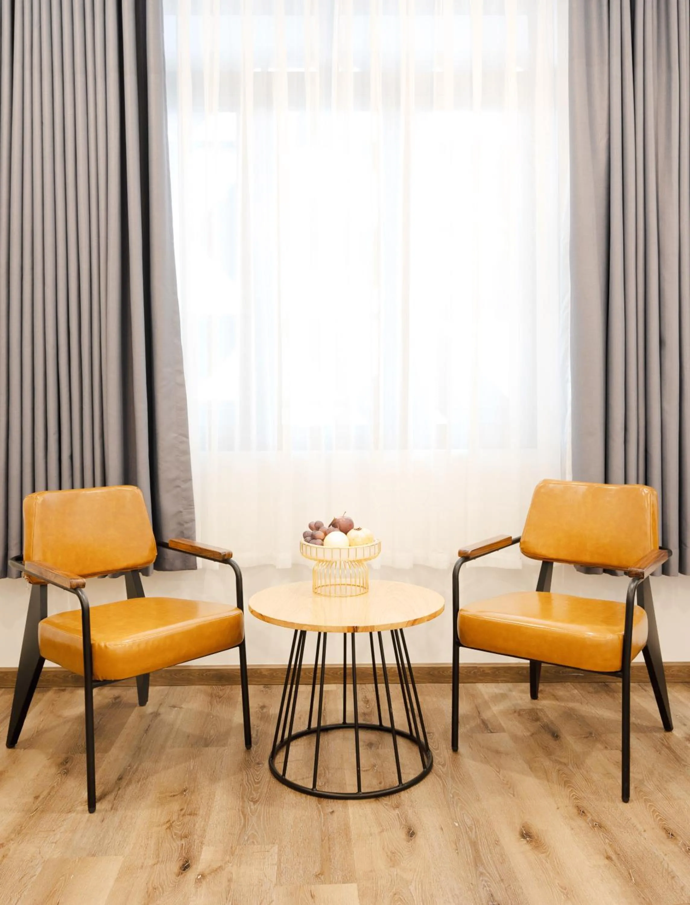 Seating area in HERA HOSTEL