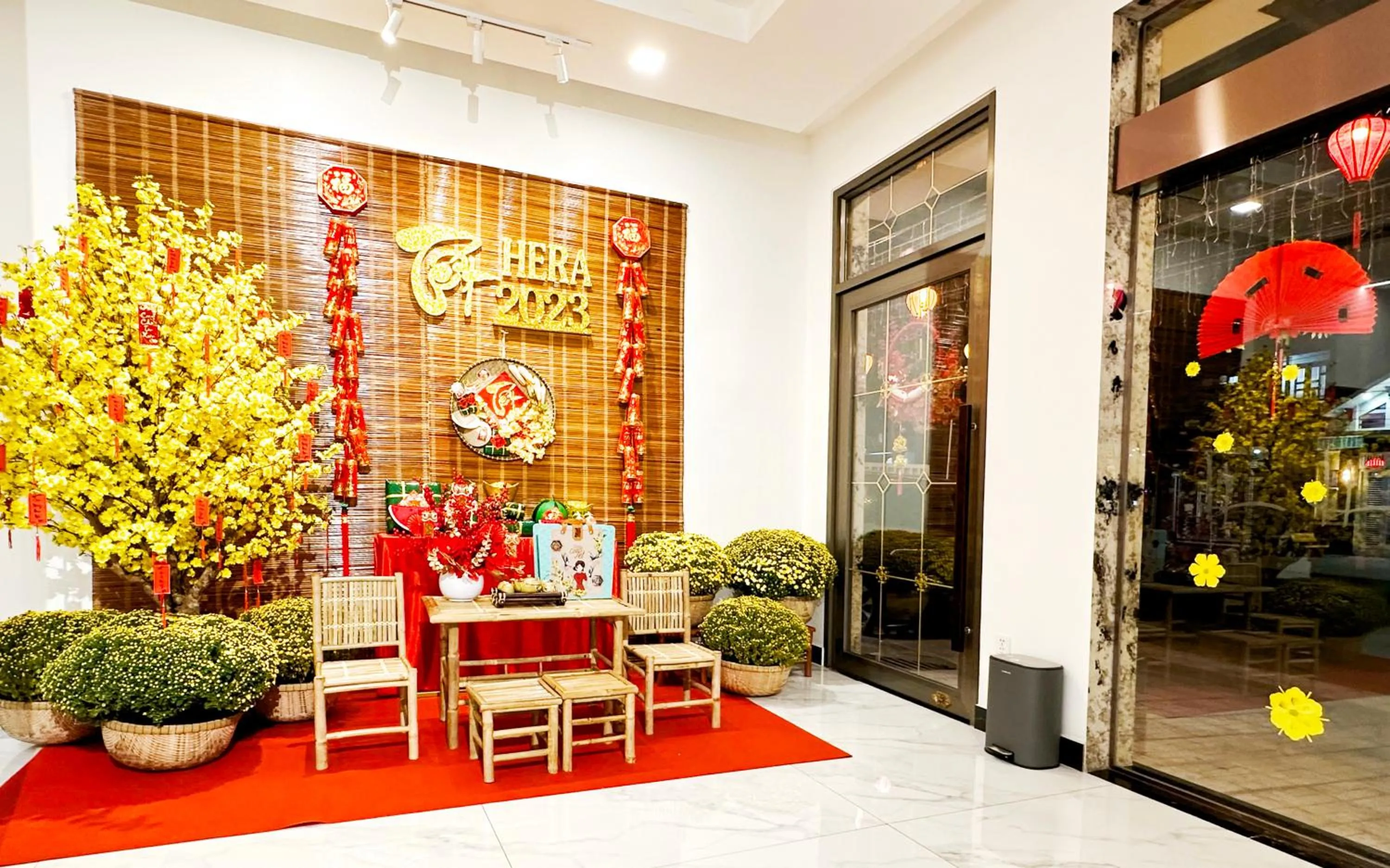 Lobby or reception in HERA HOSTEL
