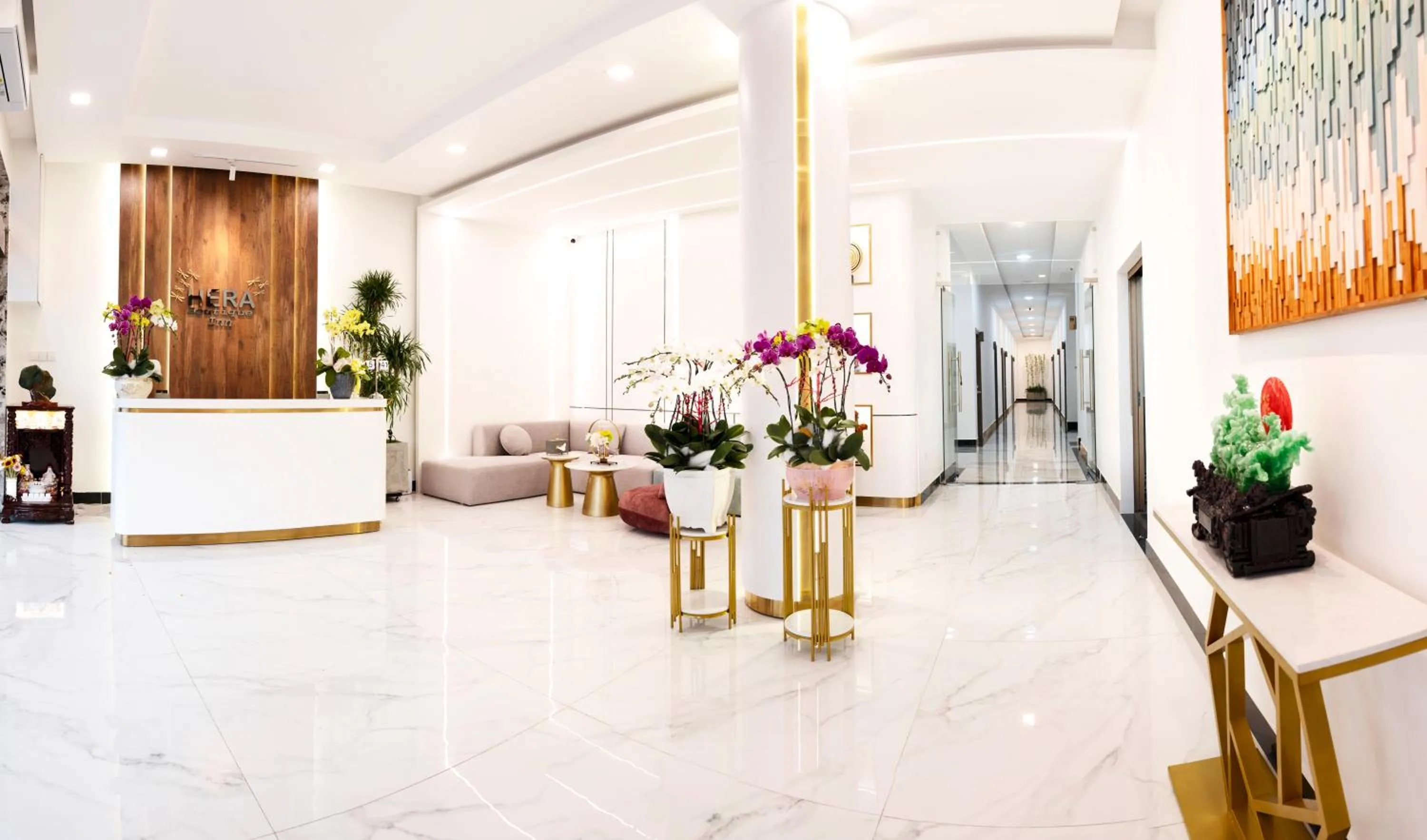 Lobby or reception in HERA HOSTEL