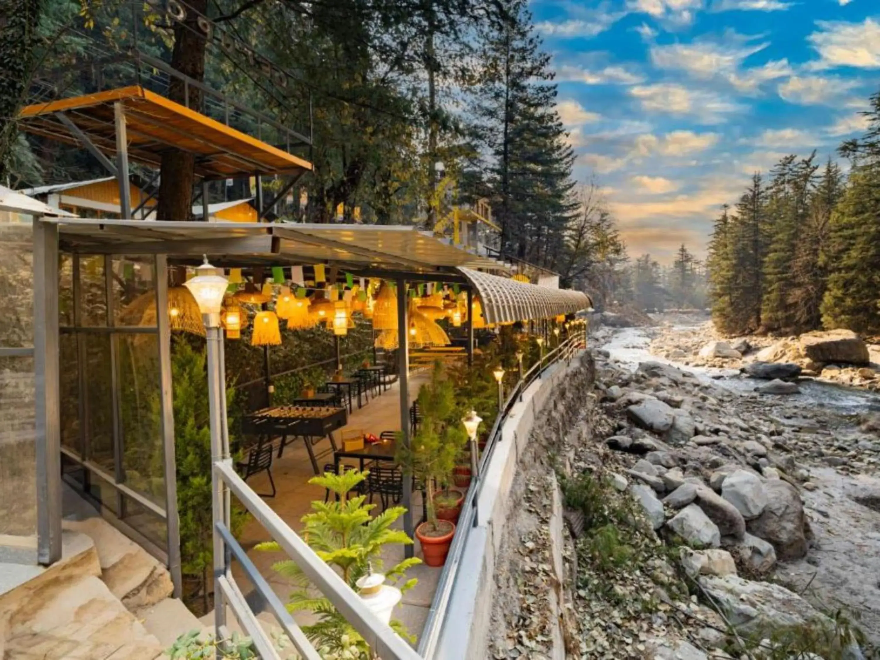 Property building in The Hosteller Kasol, Riverside Property building in The Hosteller Kasol, Riverside