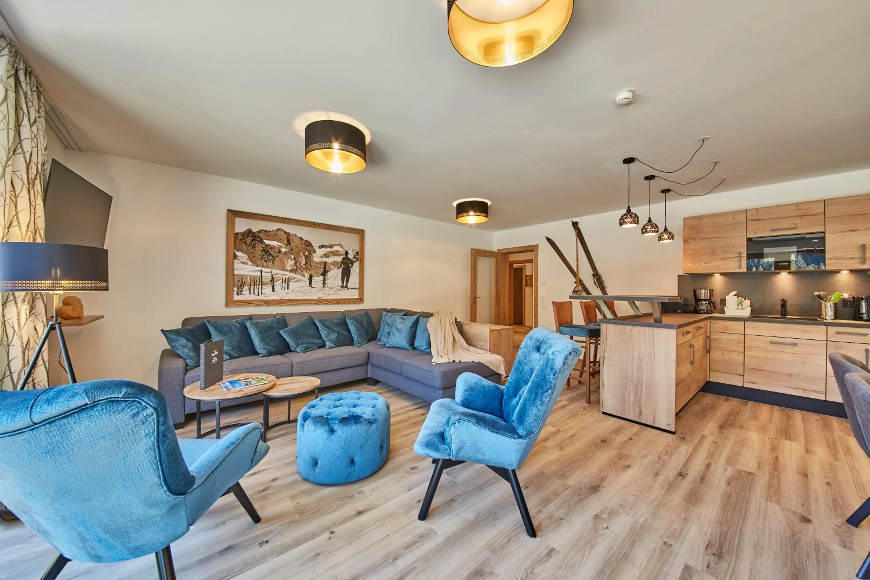 Living room in AlpenParks Chalet & Apartment Steve Lodge Viehhofen