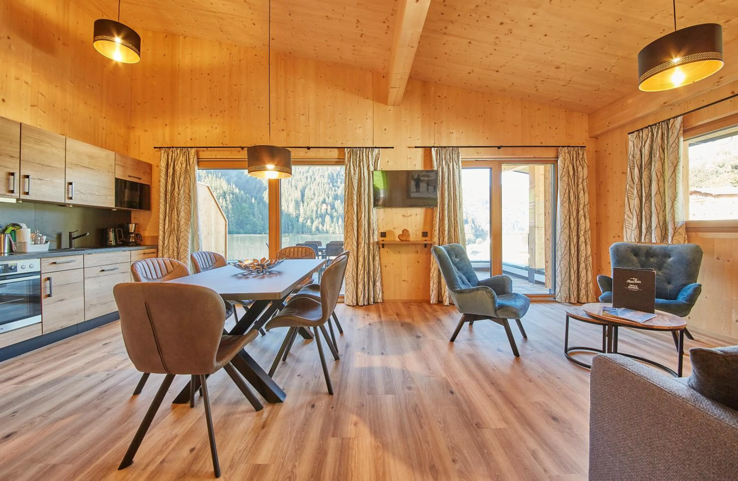 Living room in AlpenParks Chalet & Apartment Steve Lodge Viehhofen