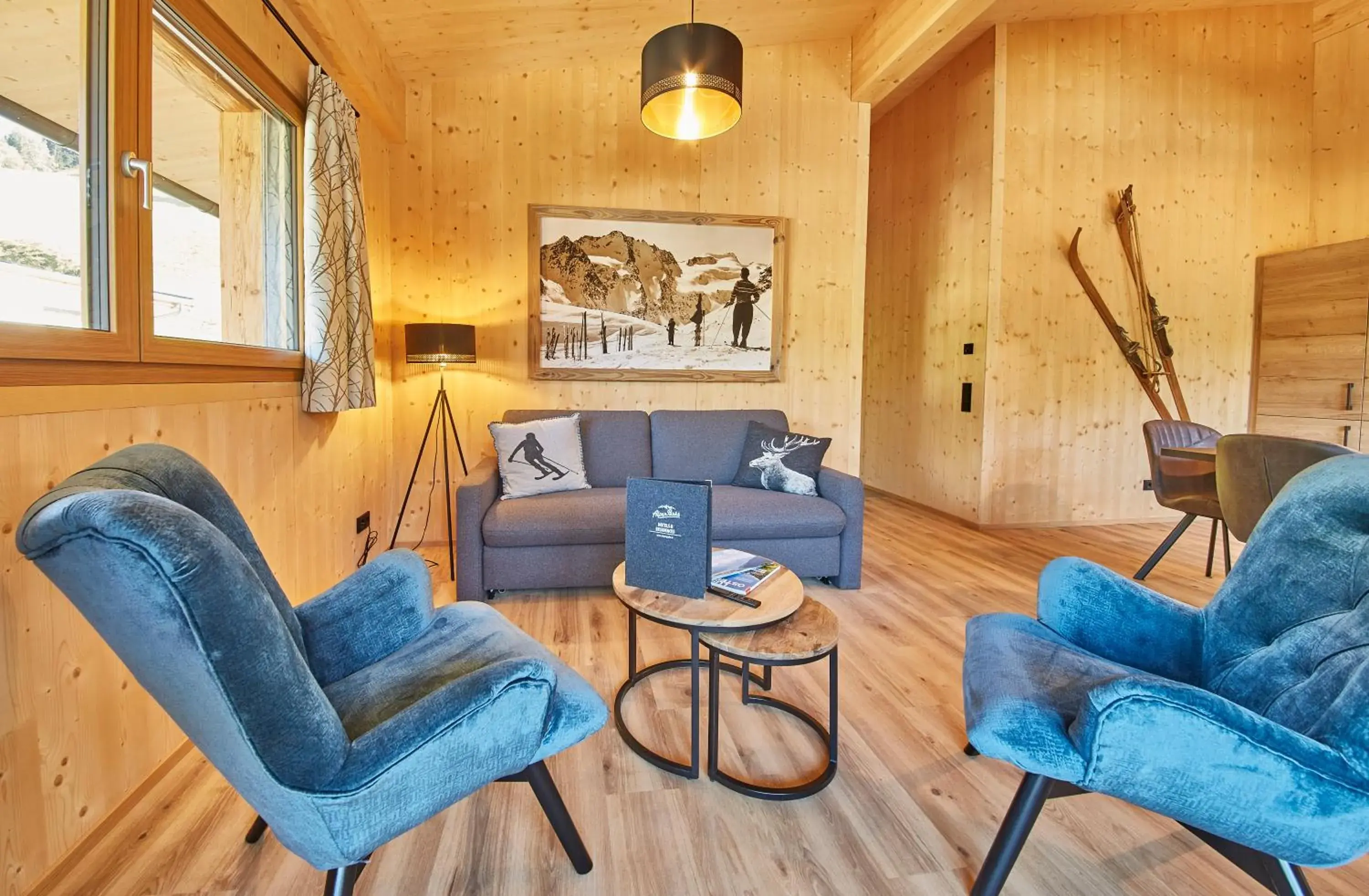 Living room in AlpenParks Chalet & Apartment Steve Lodge Viehhofen Living room in AlpenParks Chalet & Apartment Steve Lodge Viehhofen