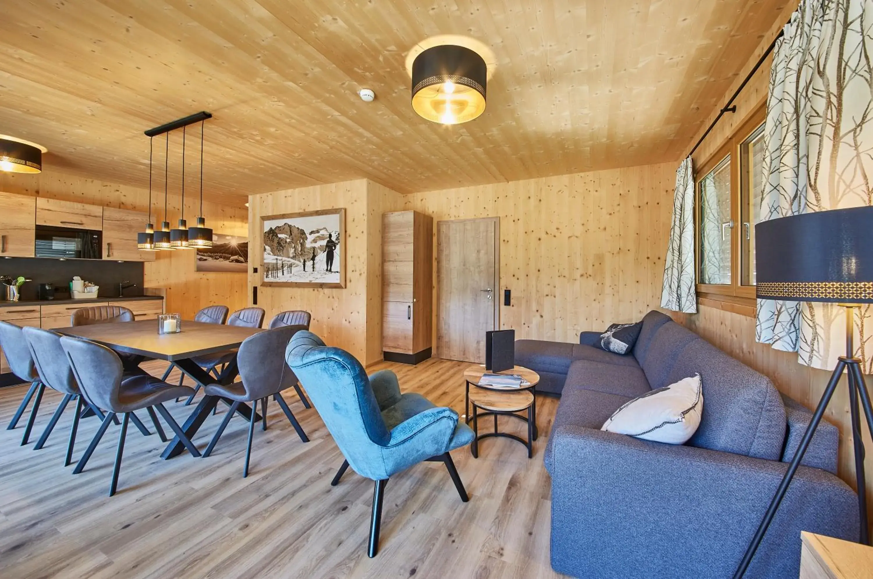 Living room in AlpenParks Chalet & Apartment Steve Lodge Viehhofen Living room in AlpenParks Chalet & Apartment Steve Lodge Viehhofen