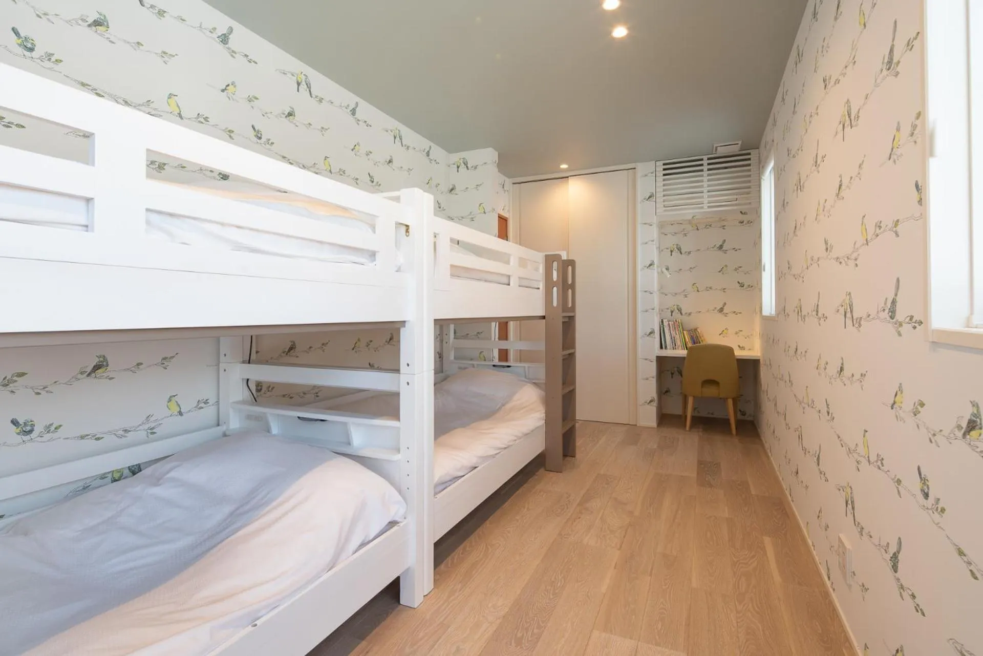 bunk bed, Bed in Silver Maple Chalet by Hakuba White Fox Company