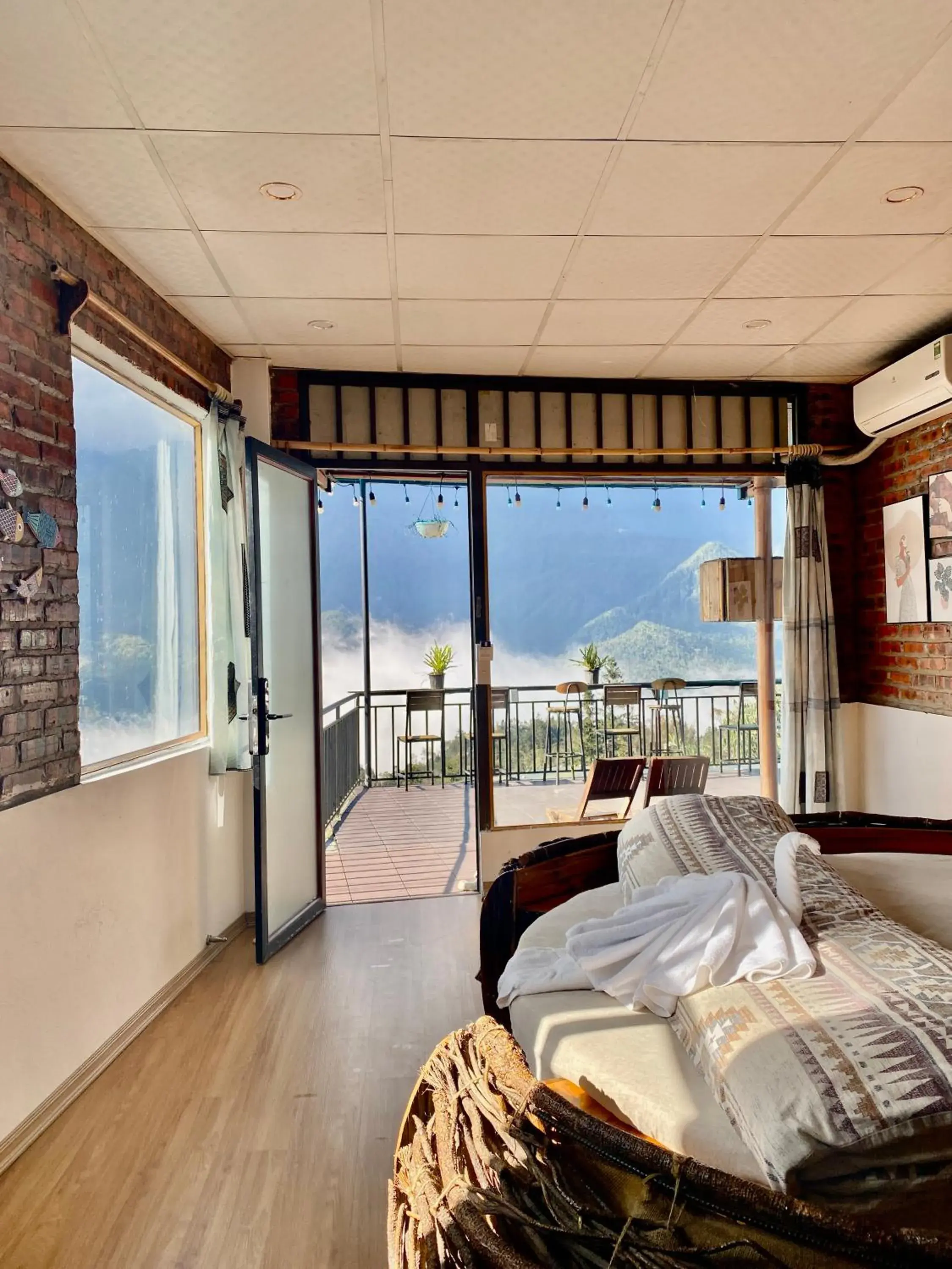View (from property/room), Bed in D Home Sapa 2 View (from property/room), Bed in D Home Sapa 2