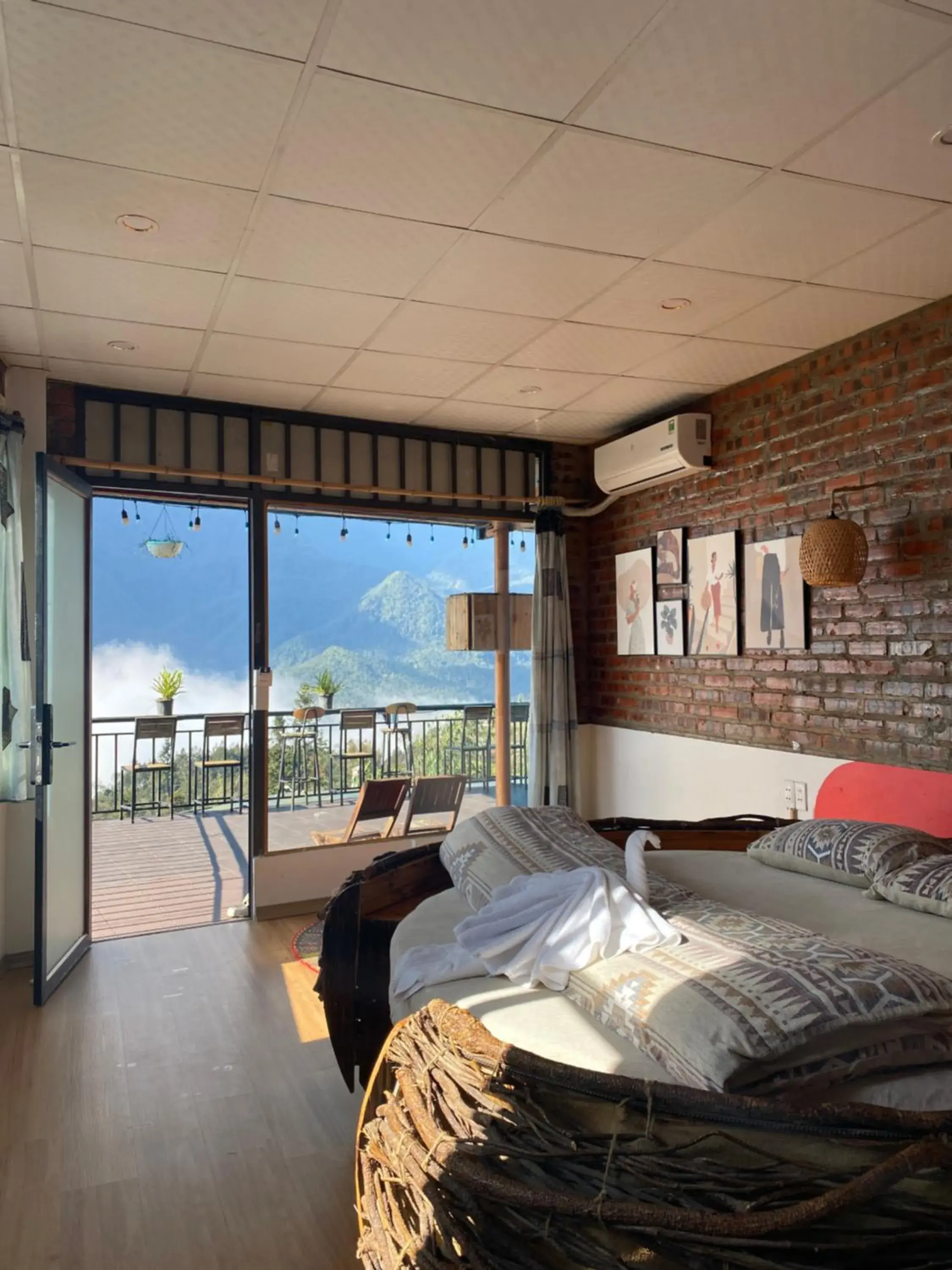 Balcony/Terrace, Bed in D Home Sapa 2 Balcony/Terrace, Bed in D Home Sapa 2