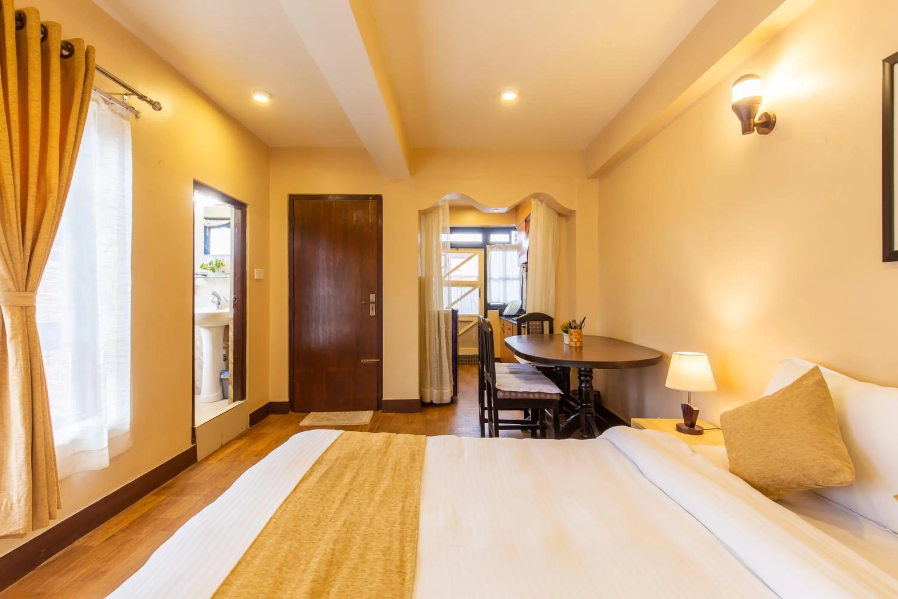 Bed in Bhrikuti Stay - Patan Durbar Square