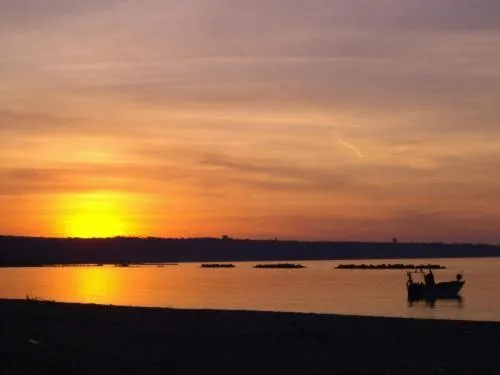 Sunset in Hotel Strand