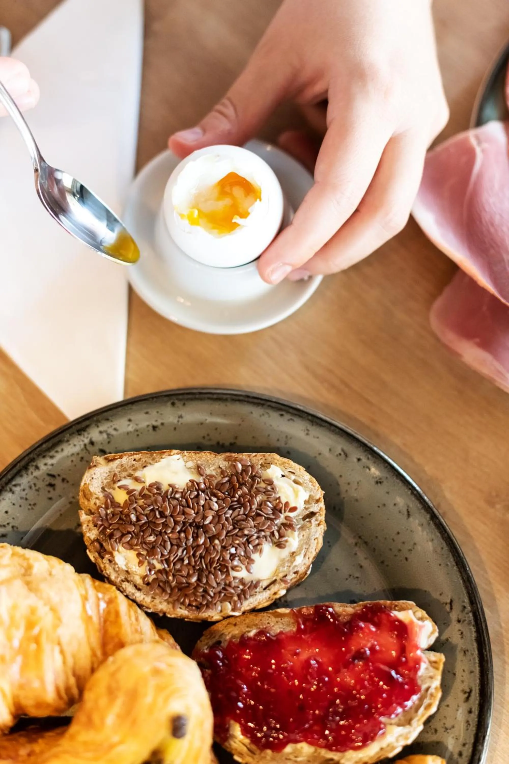Buffet breakfast in B&B HOTEL Geneva Airport
