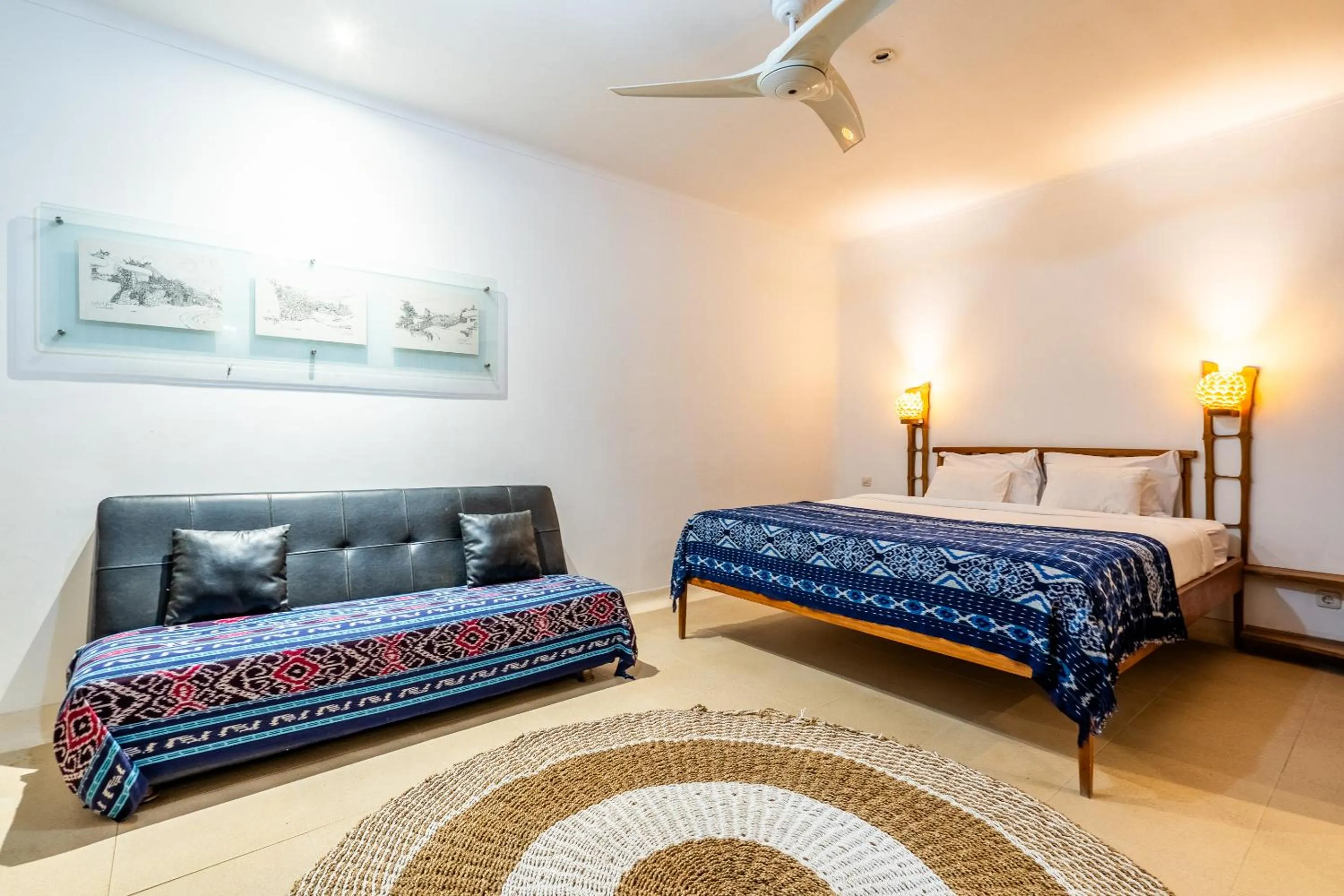 Bed in Inlight Lombok Beach Hotel