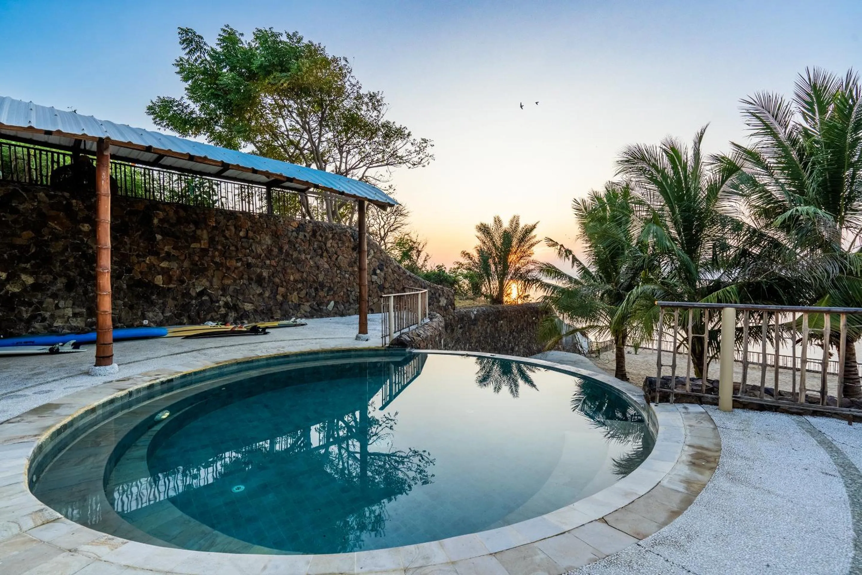 Swimming pool in Inlight Lombok Beach Hotel