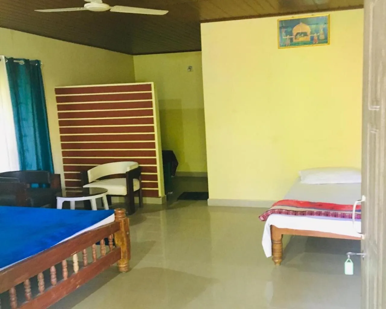 Bedroom, Bed in Hasiru Farms Homestay by StayApart