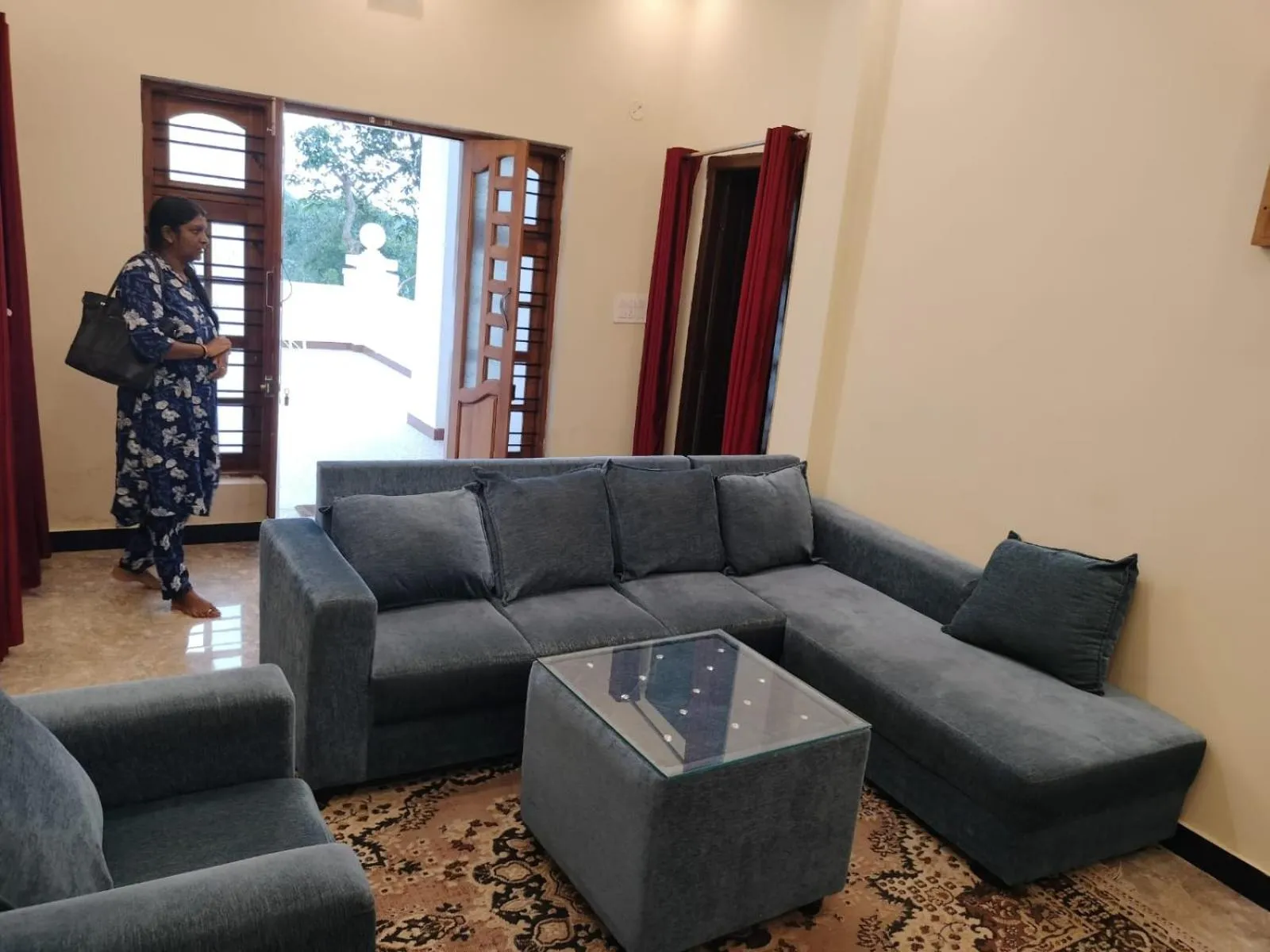 Living room in Orange Valley Plantation Holiday Coorg