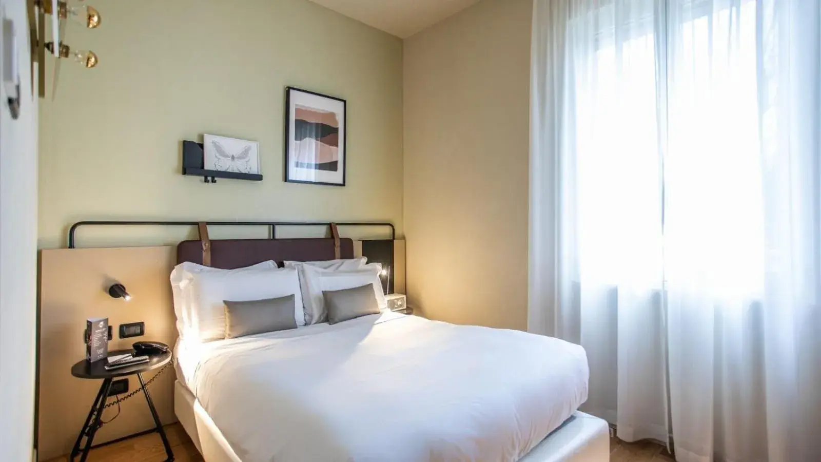 Bed in I Portici Hotel Bologna Bed in I Portici Hotel Bologna