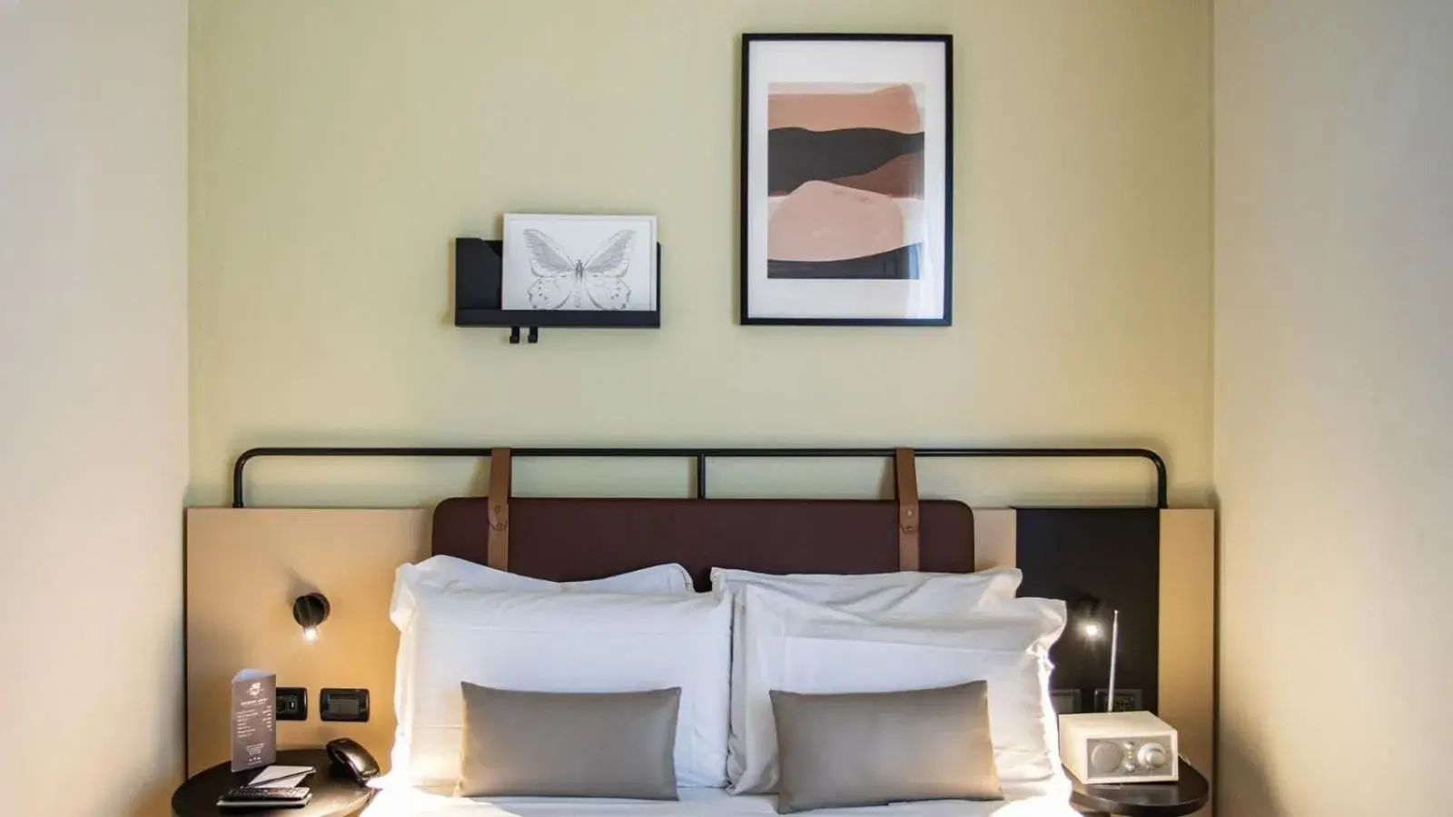 Bed in I Portici Hotel Bologna Bed in I Portici Hotel Bologna